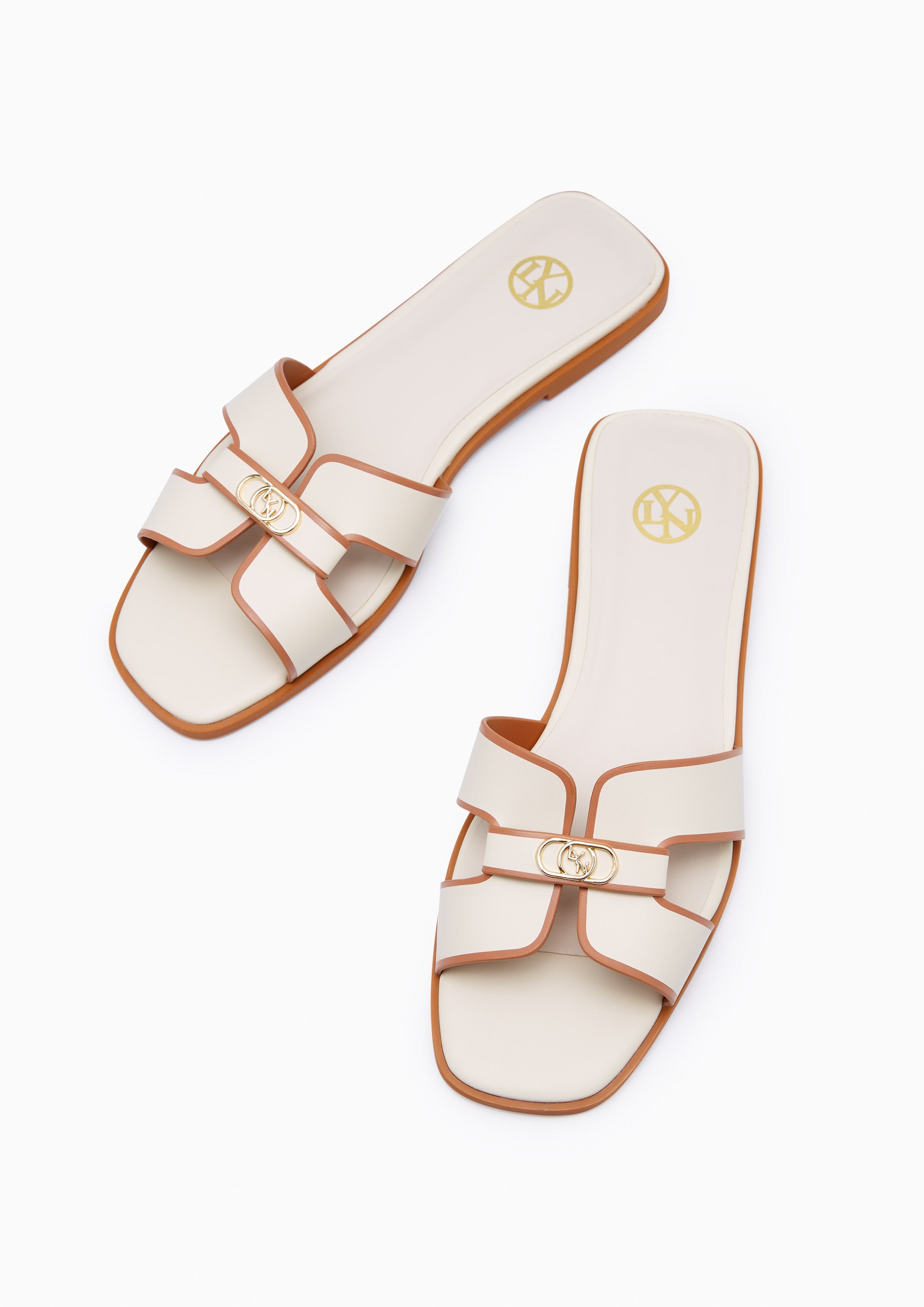 Hey'25 Flat Sandals Brown