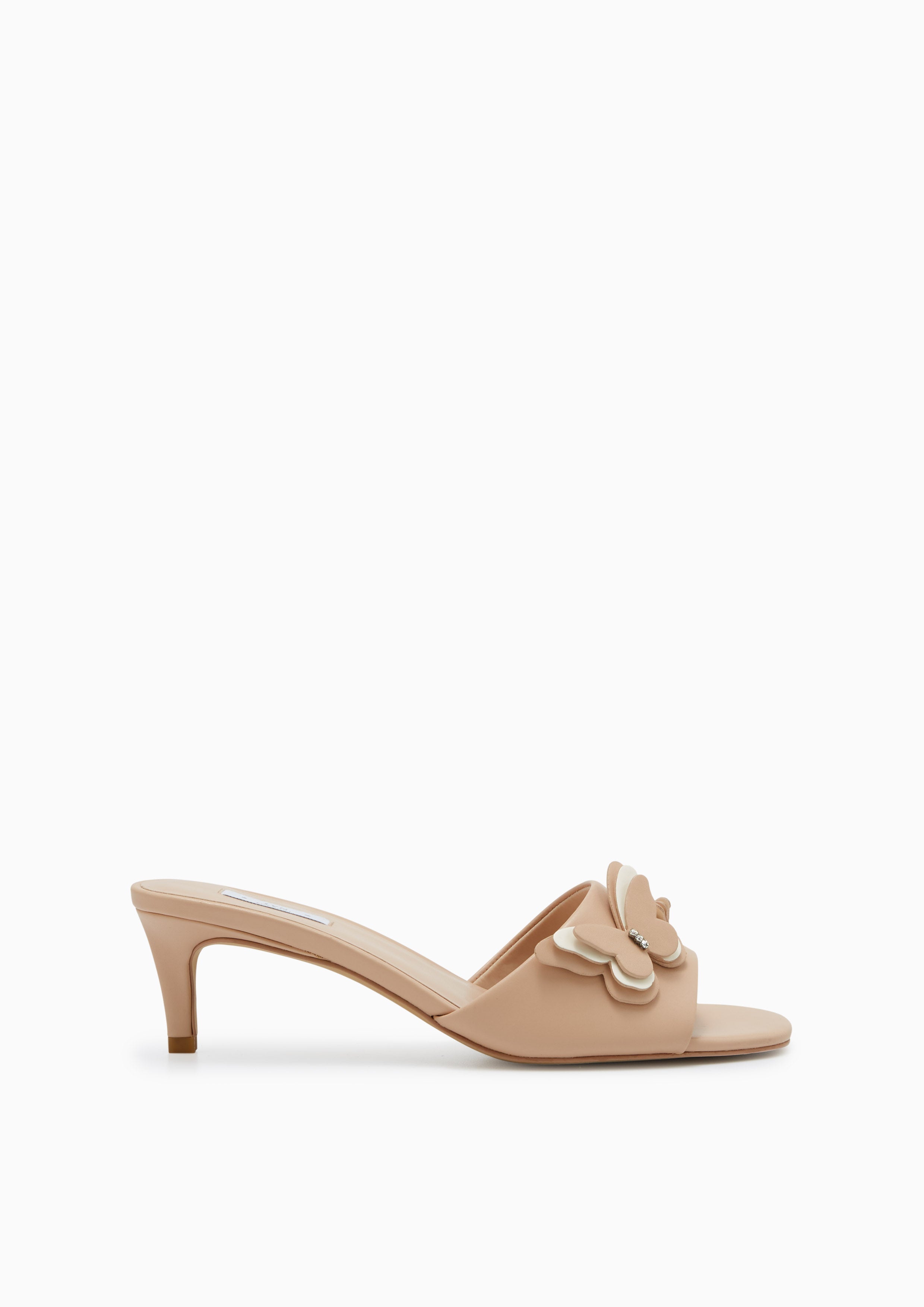 Lilin Low Heel Sandals Beige