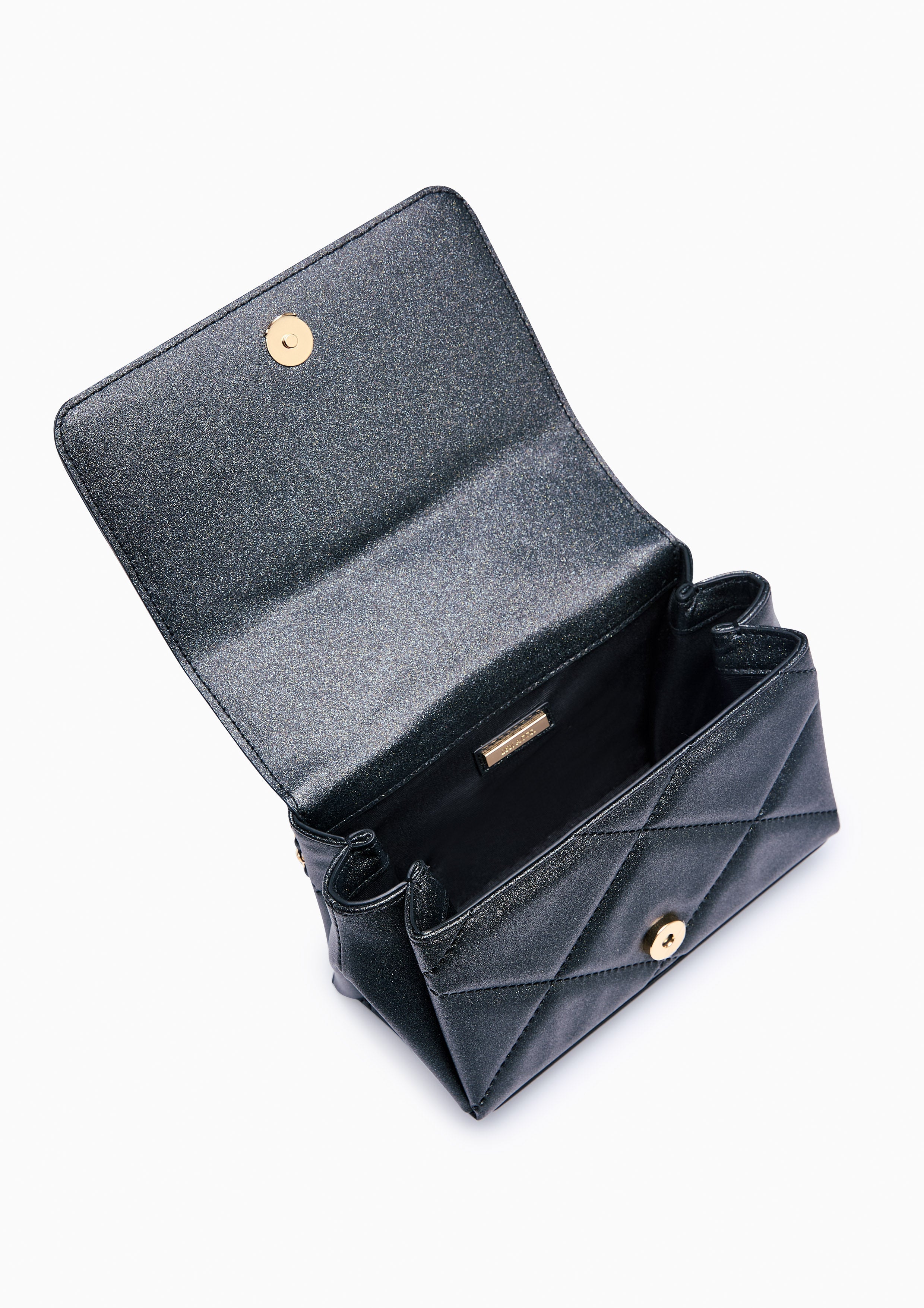 Ferna Crossbody Bag Glitter Black