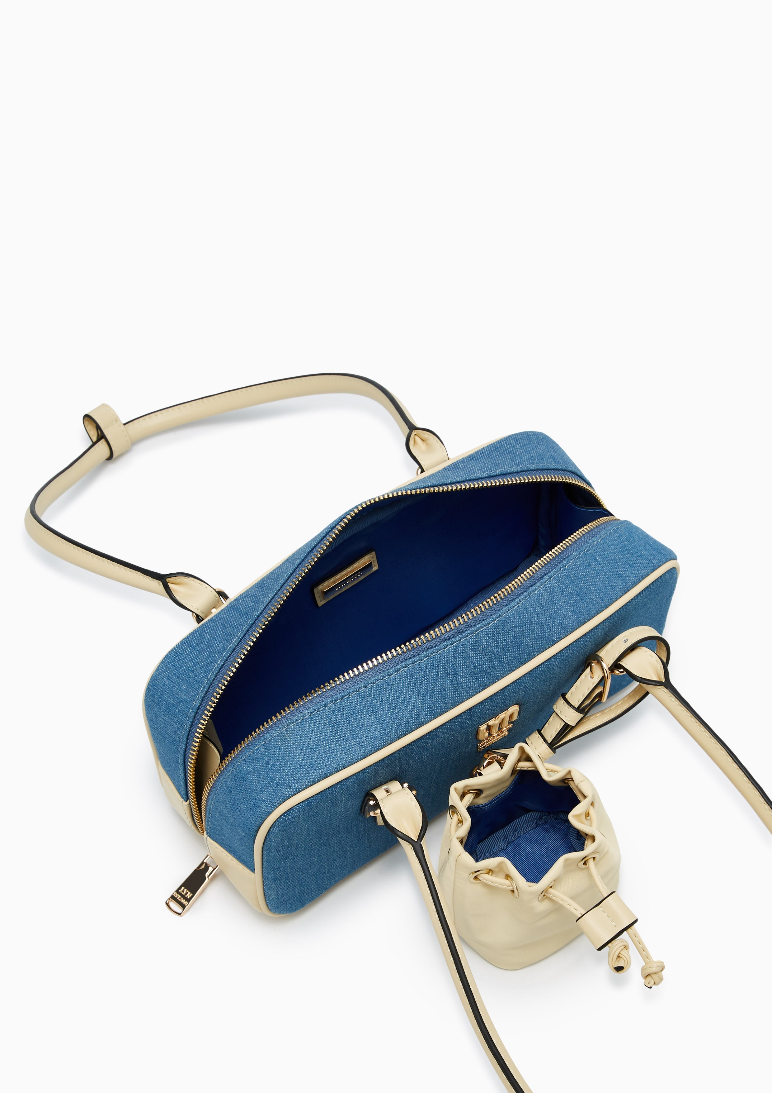 Malik M Shoulder Bag Blue