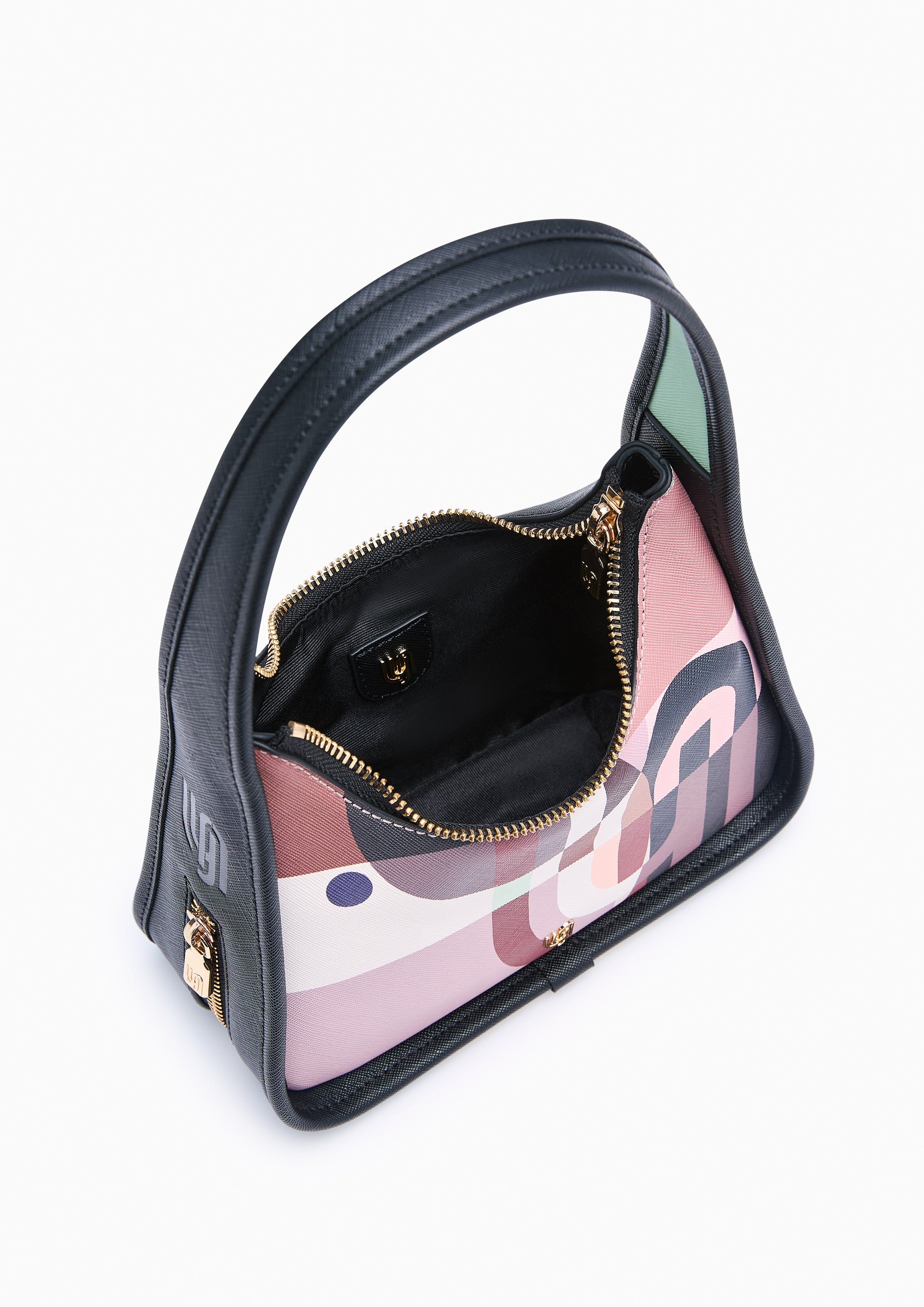 Maddie S Shoulder Bag Printed Black