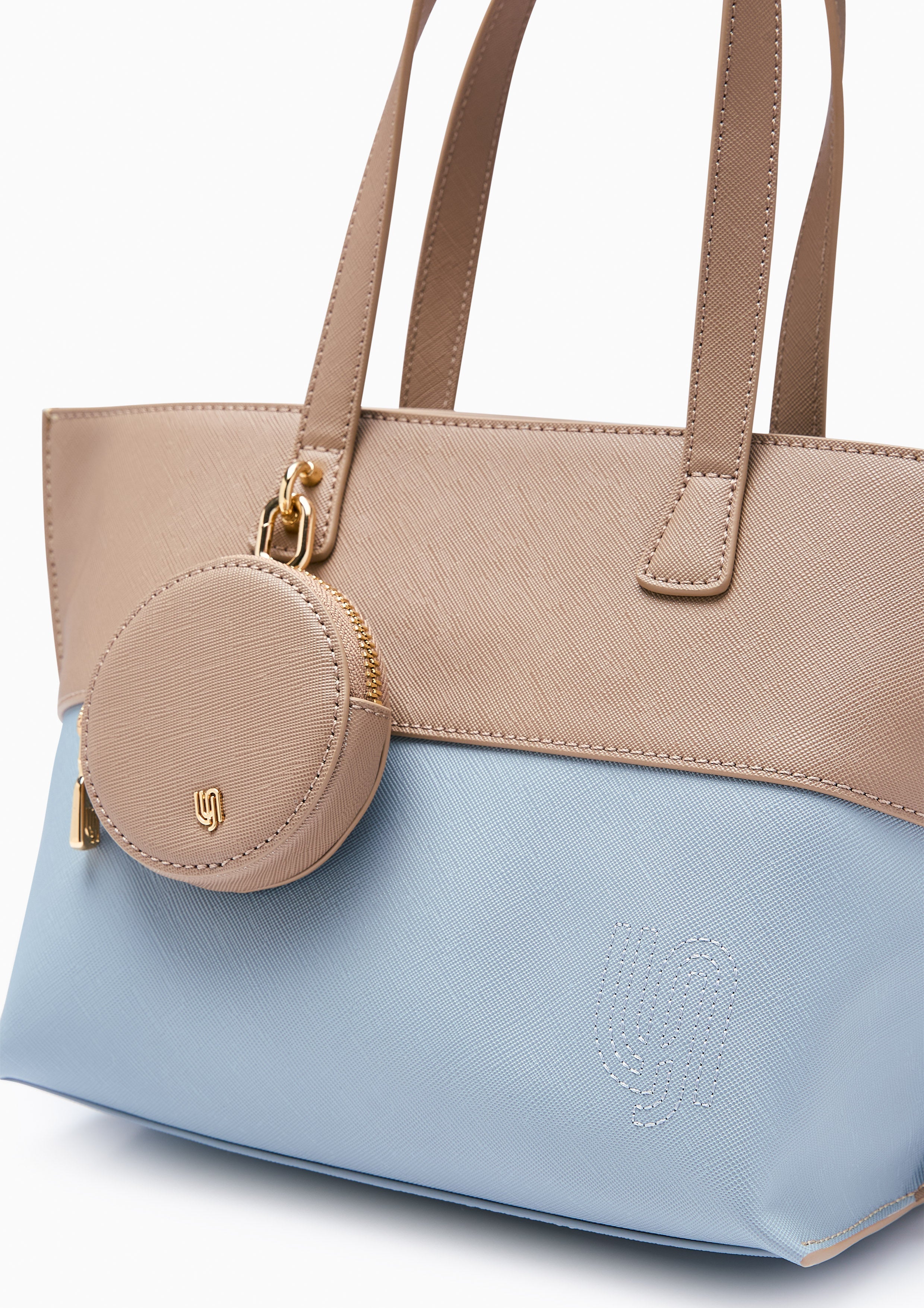 Maddie M Tote Bag Beige