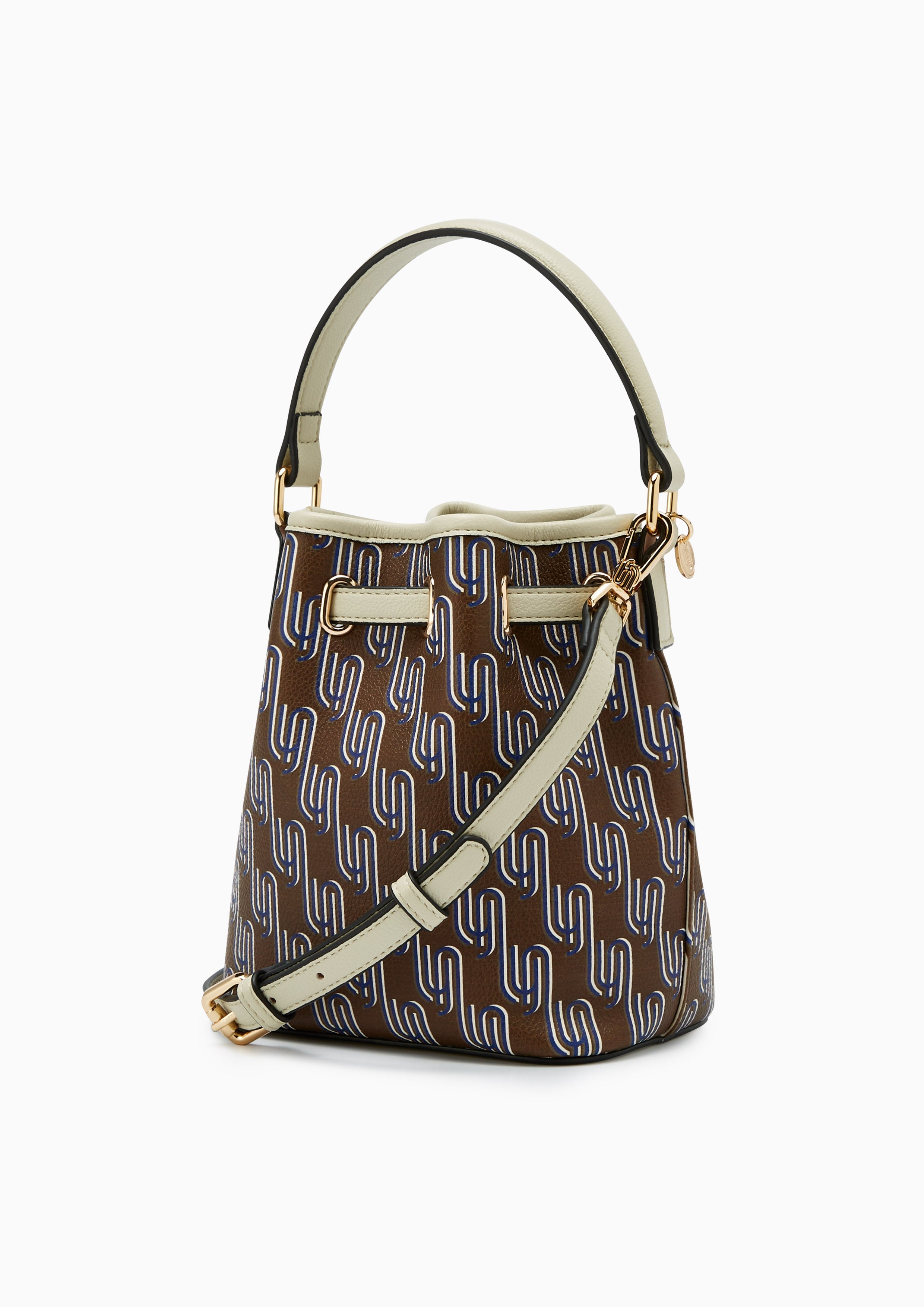 Noel Bucket Mini Dark Printed Brown