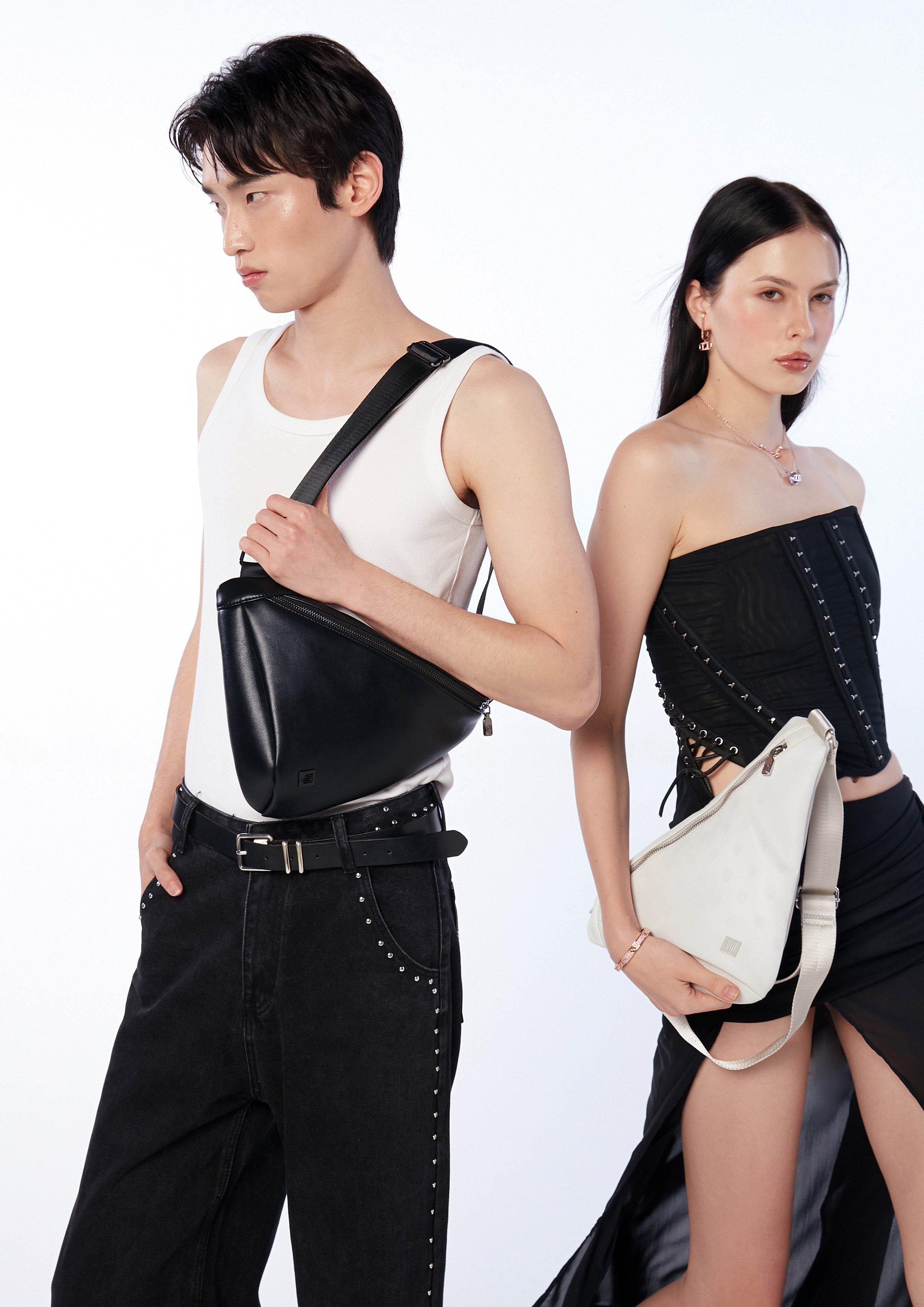 Nolan Crossbody Bag - Unisex Black