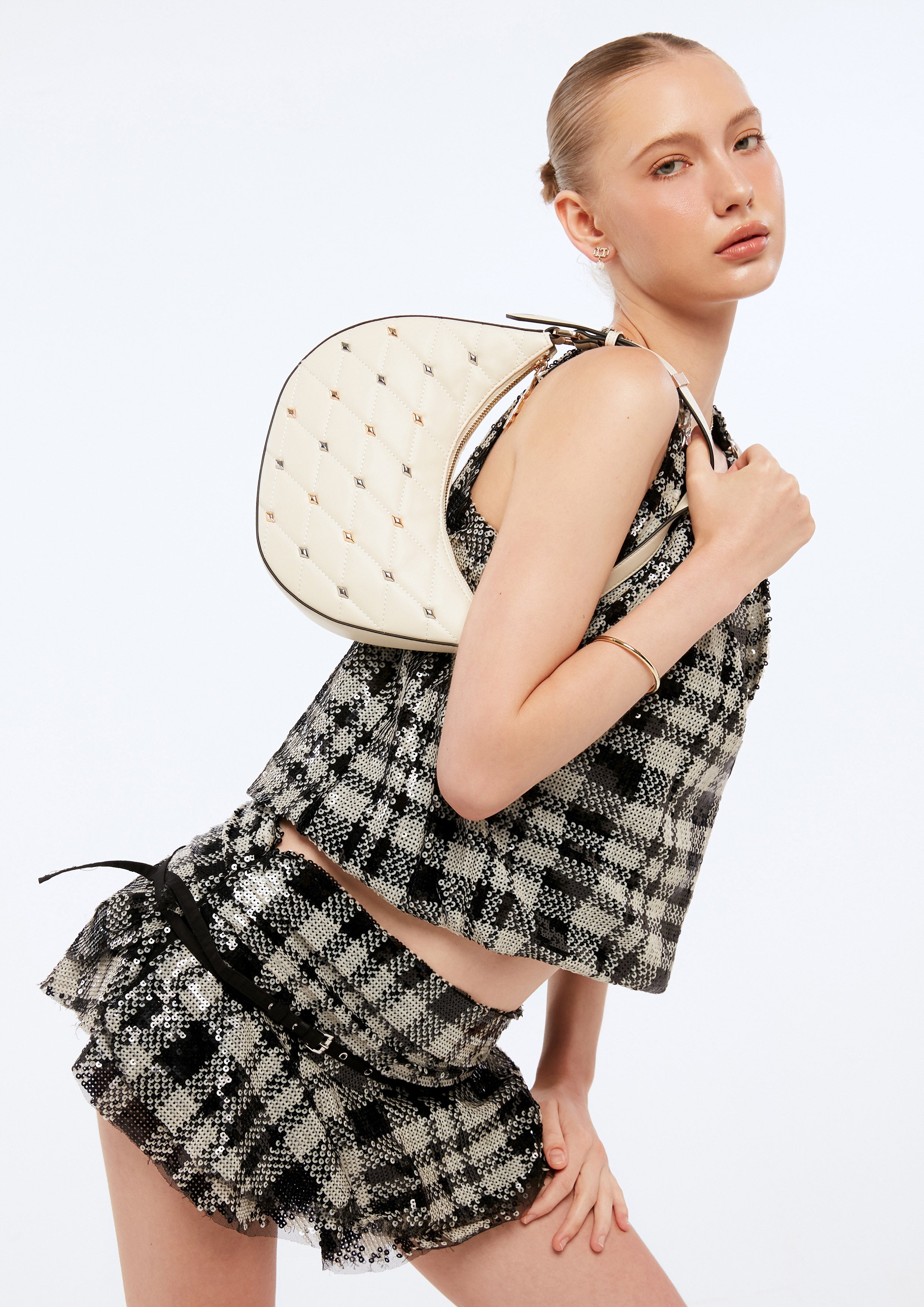 Thunder S Shoulder Bag Off-White