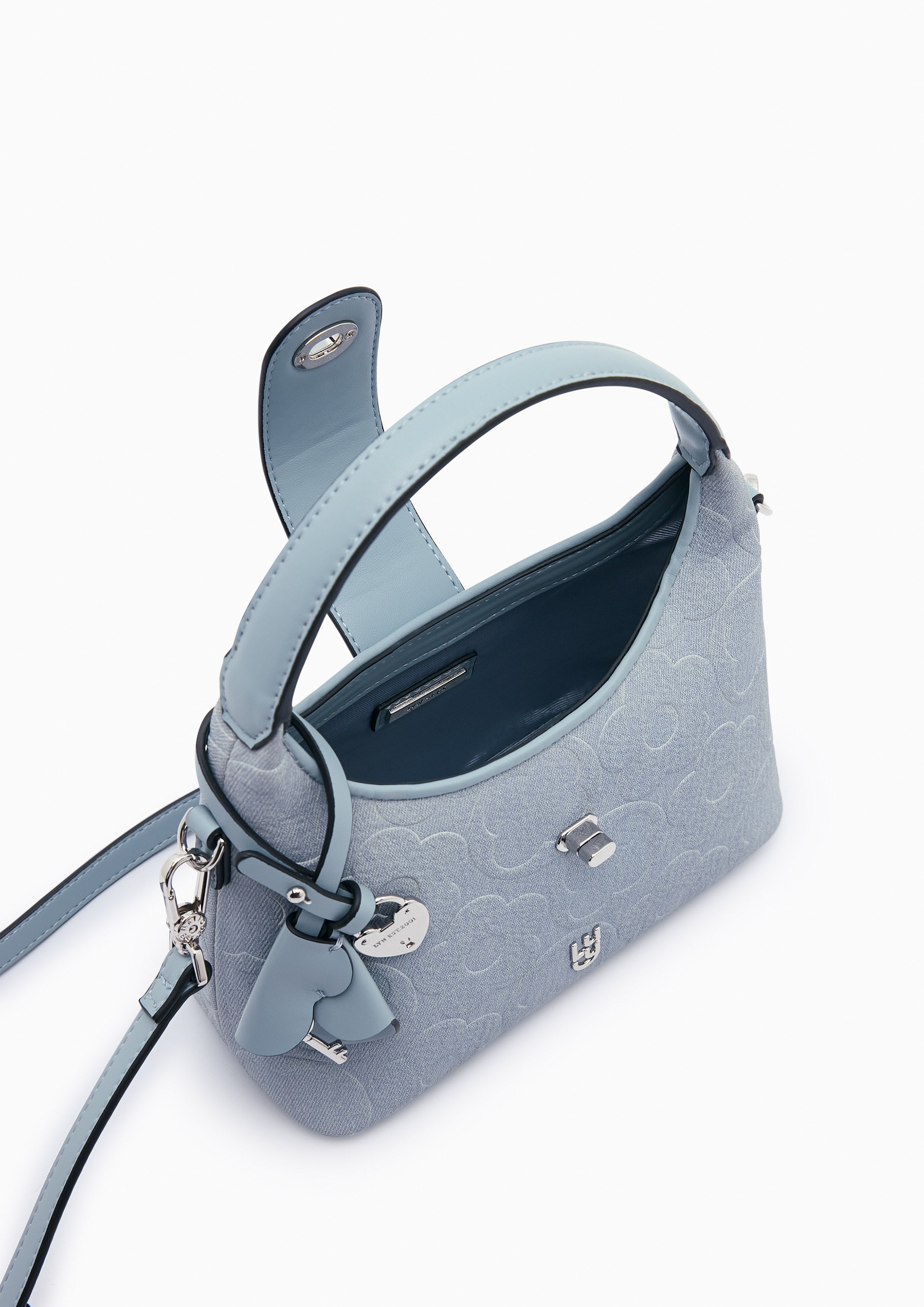 Lucinda Top Handle Bag Blue