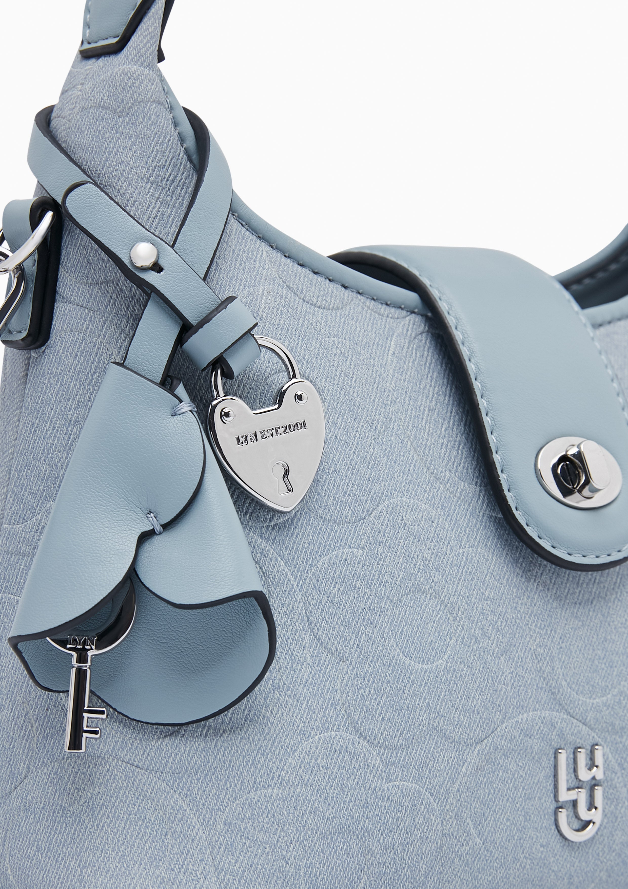Lucinda Top Handle Bag Blue