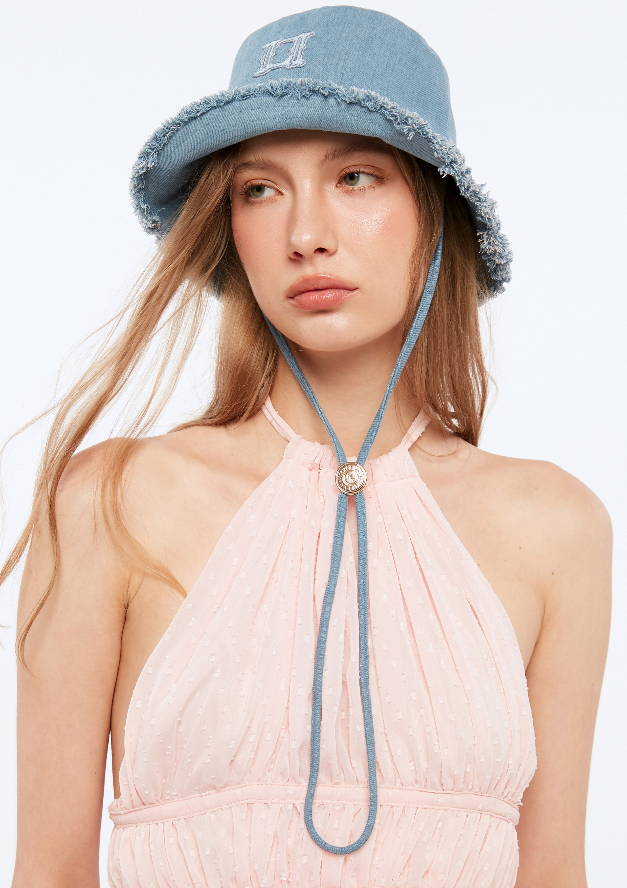 Zita Bucket Hat Blue