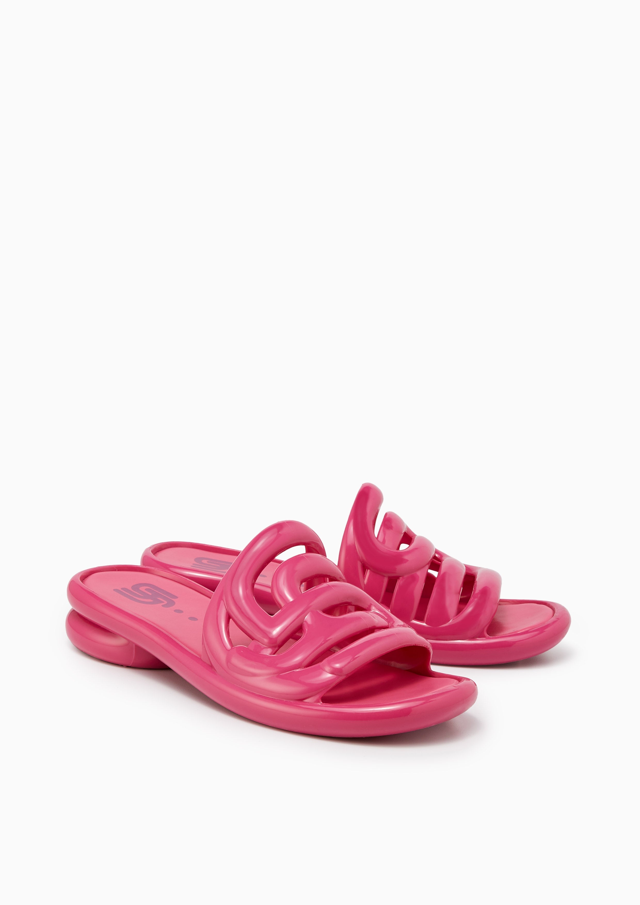 Josephine Jelly Flat Sandals Pink