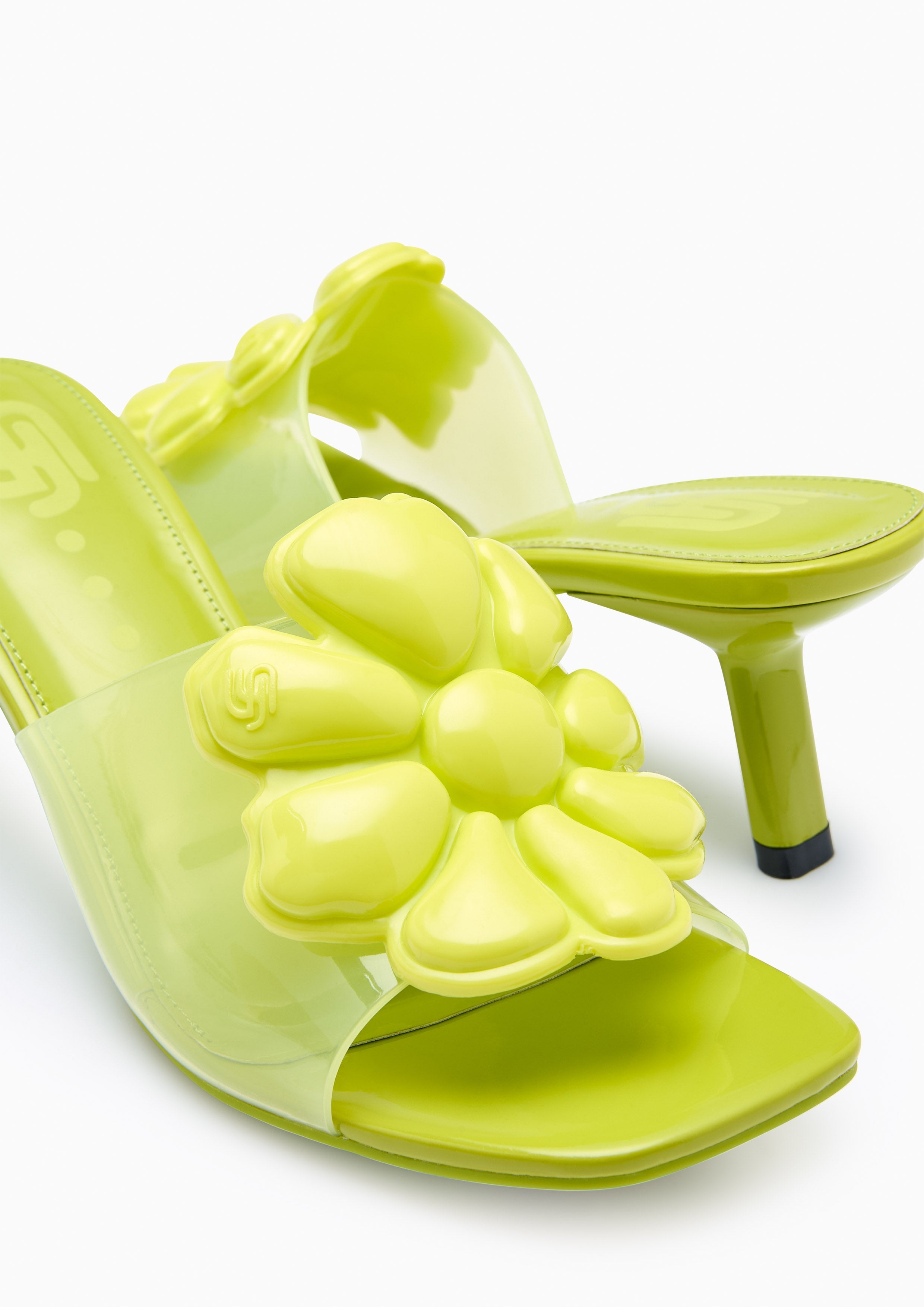 Jasmine Jelly Heels Green