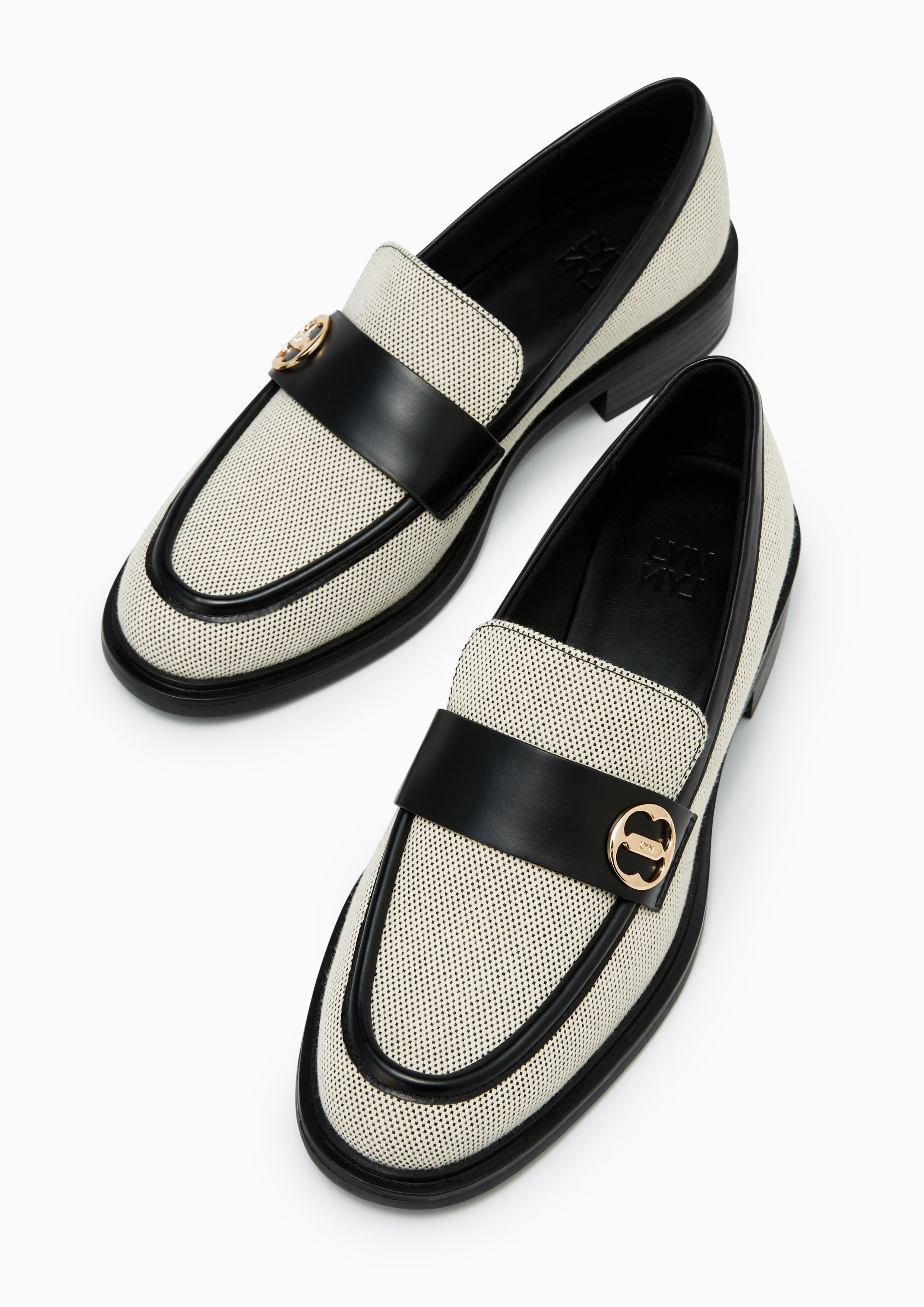Colleen Canvas Loafers Black