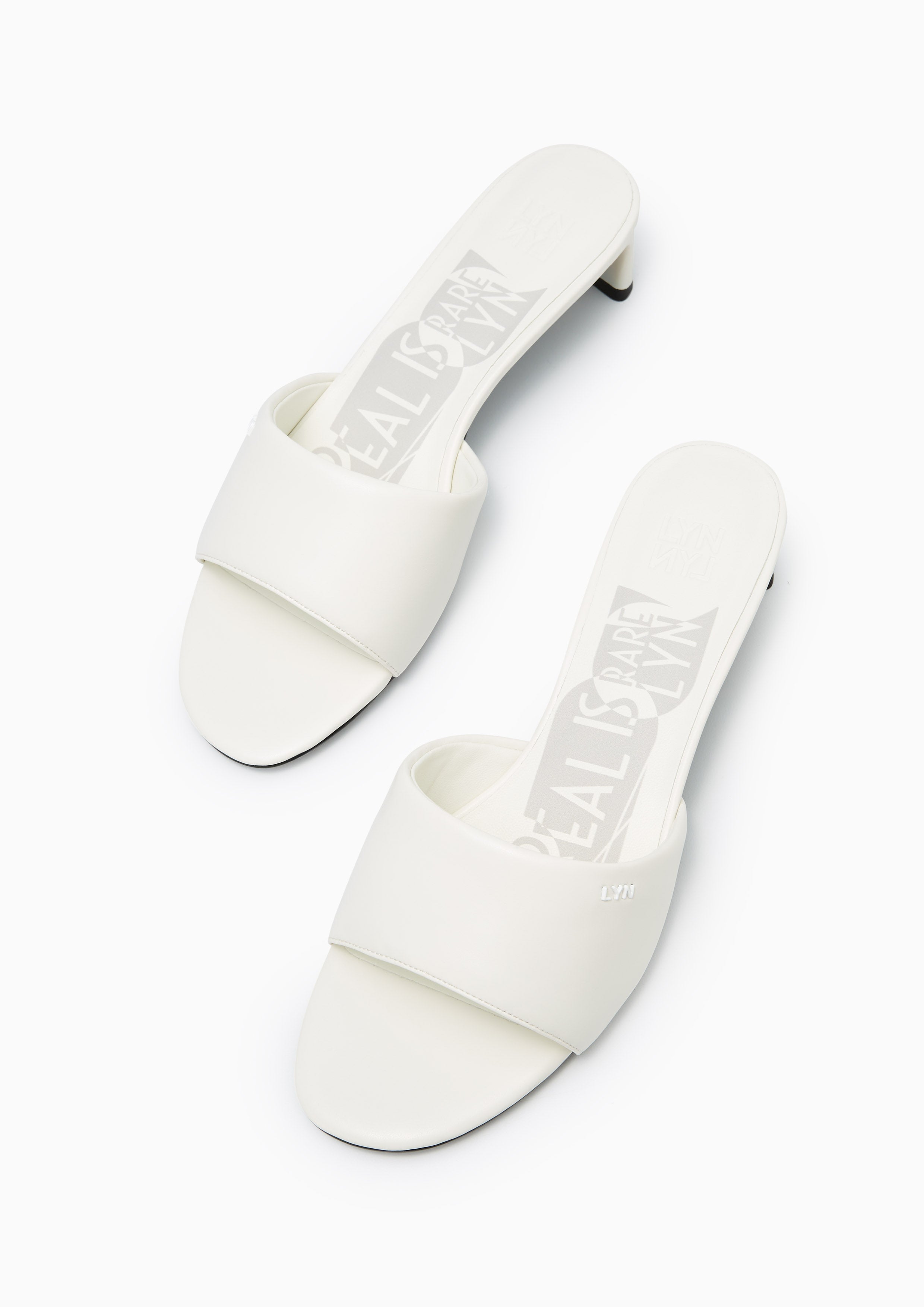 Liora Heeled Sandals White