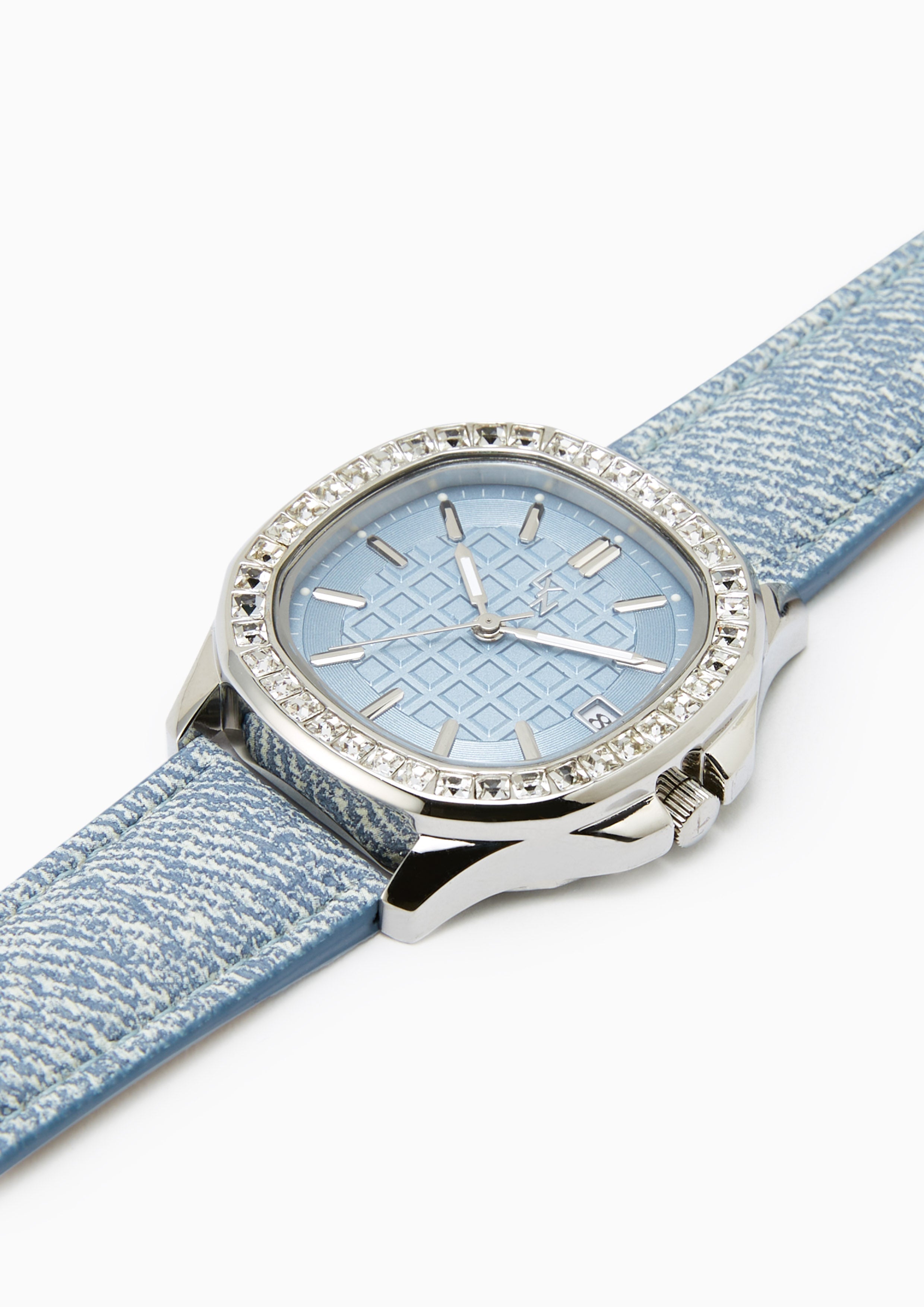 Nicole Denim Watch Blue
