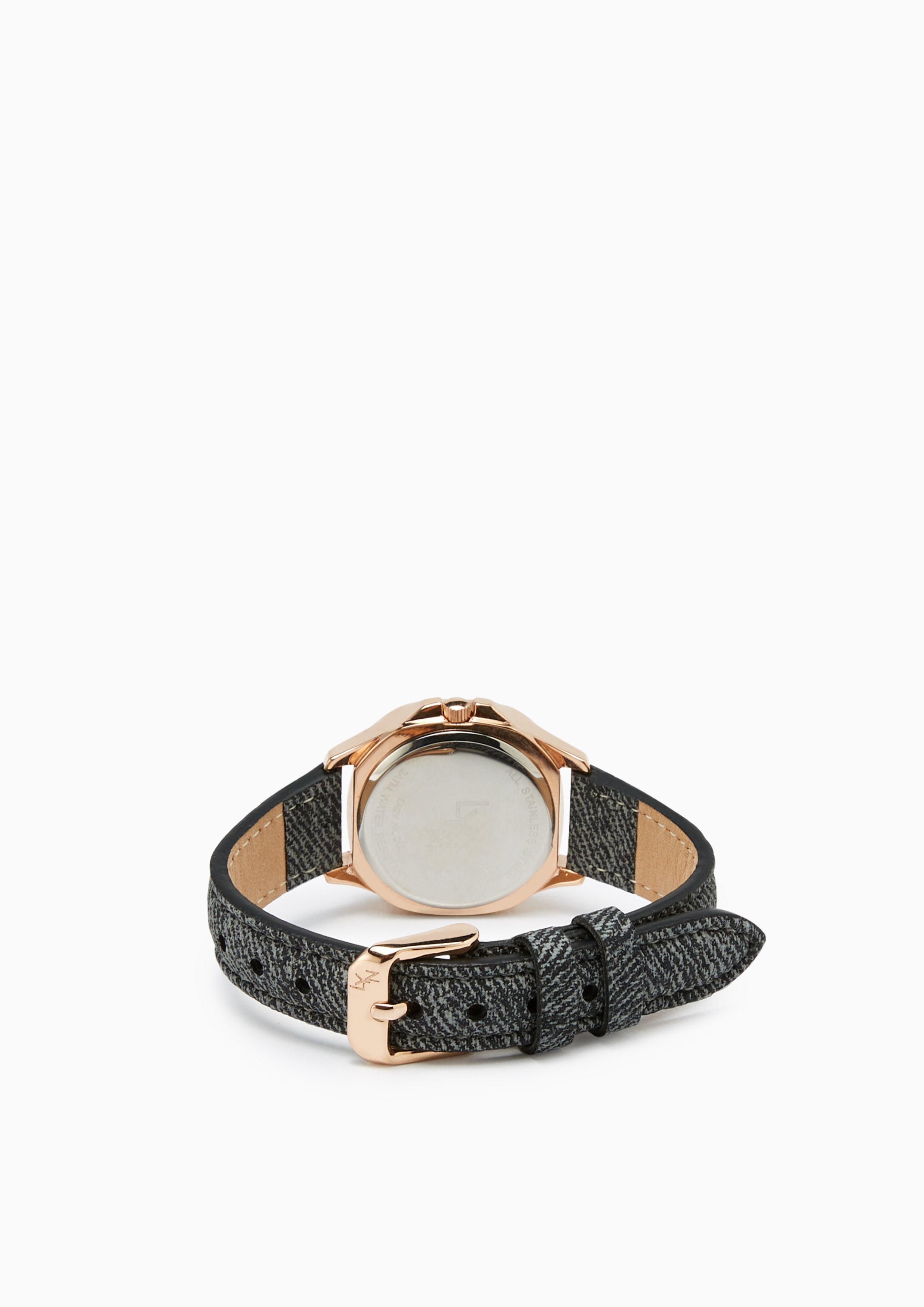 Lady Nicole Denim Watch Black