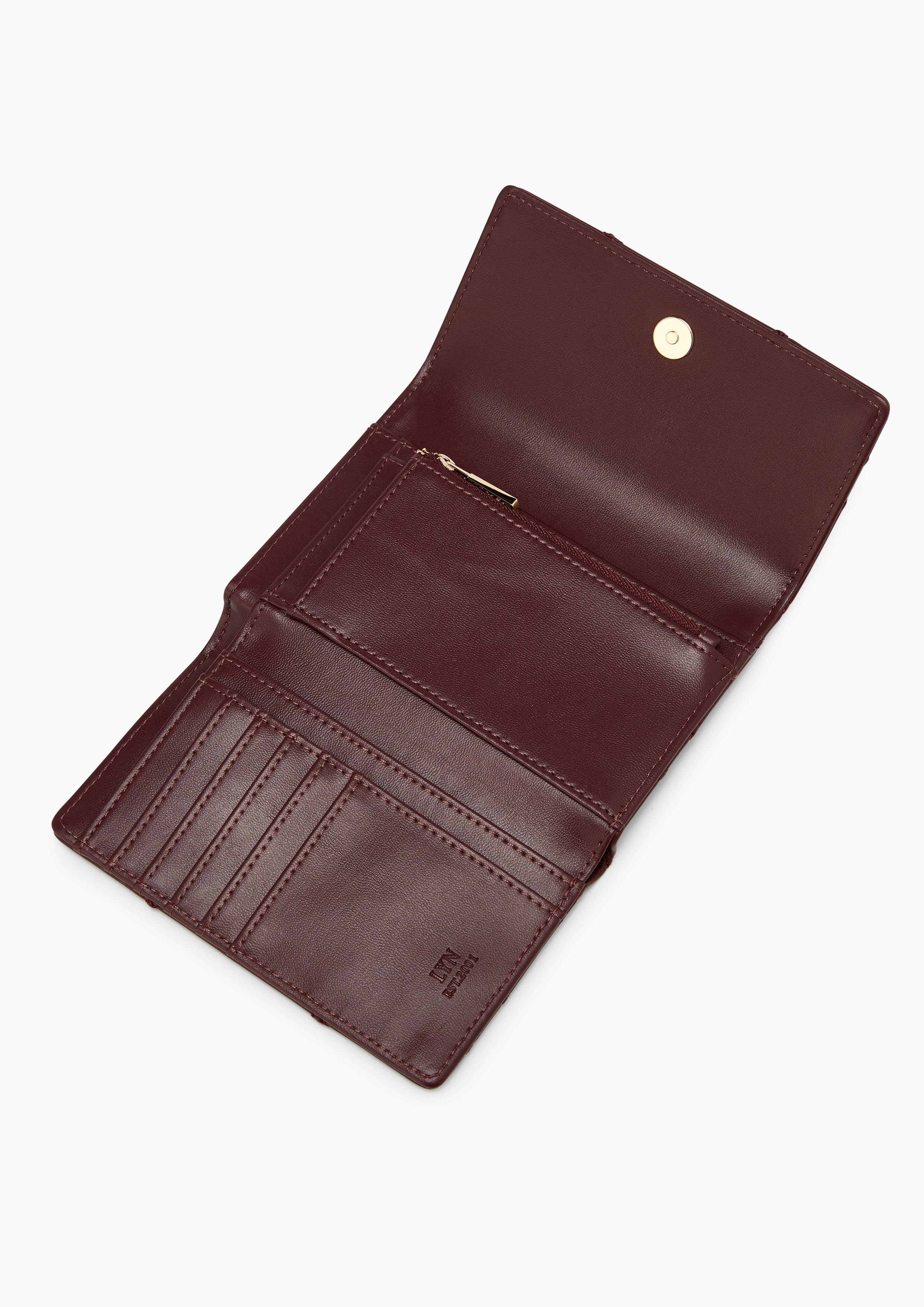Jaylen Short Wallet Dark Red