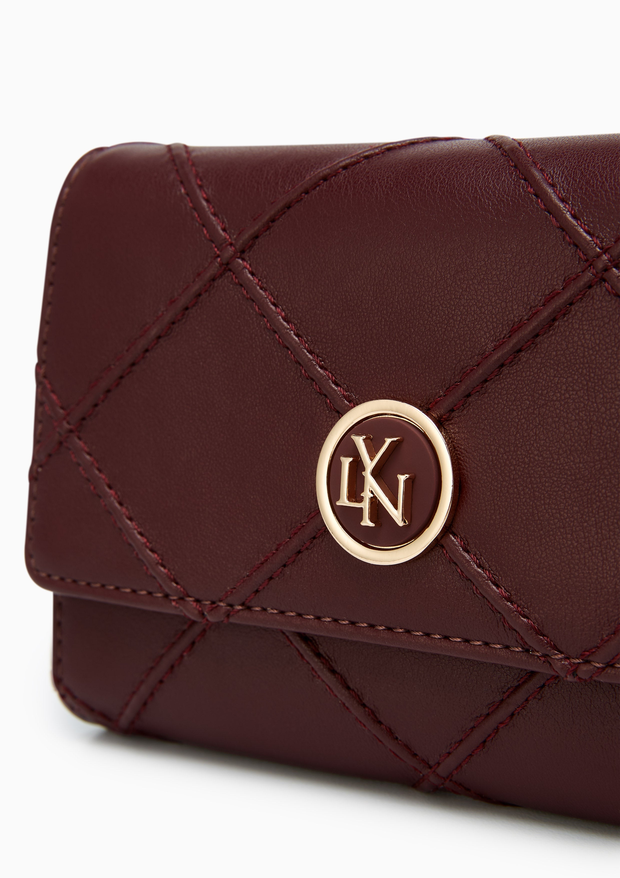 Jaylen Short Wallet Dark Red