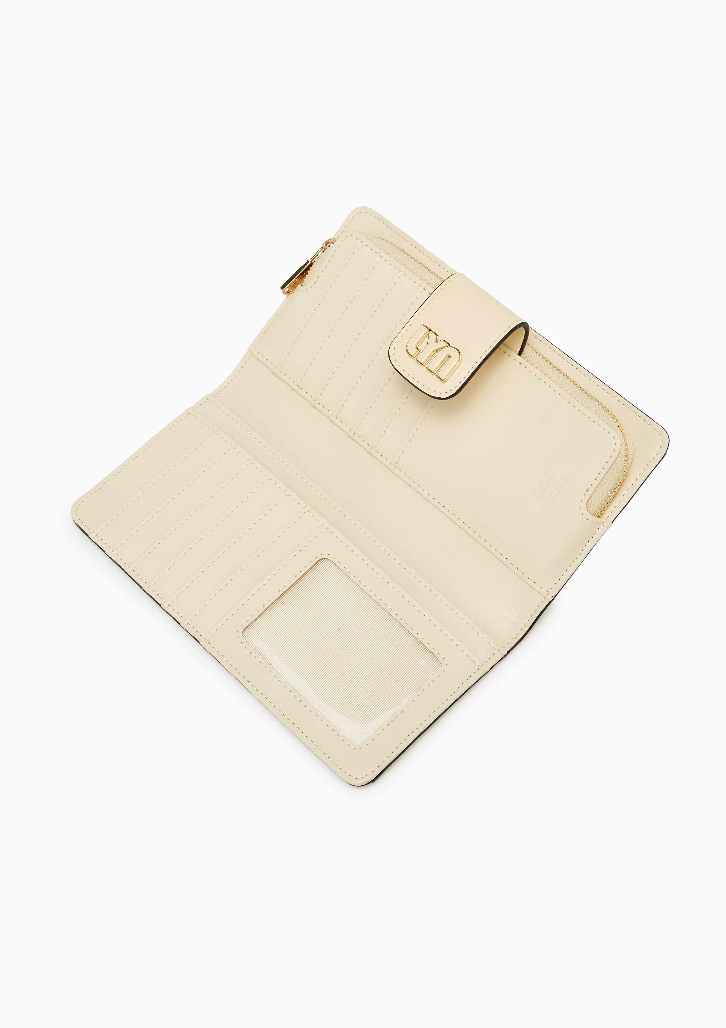 Malik Long Wallet Beige