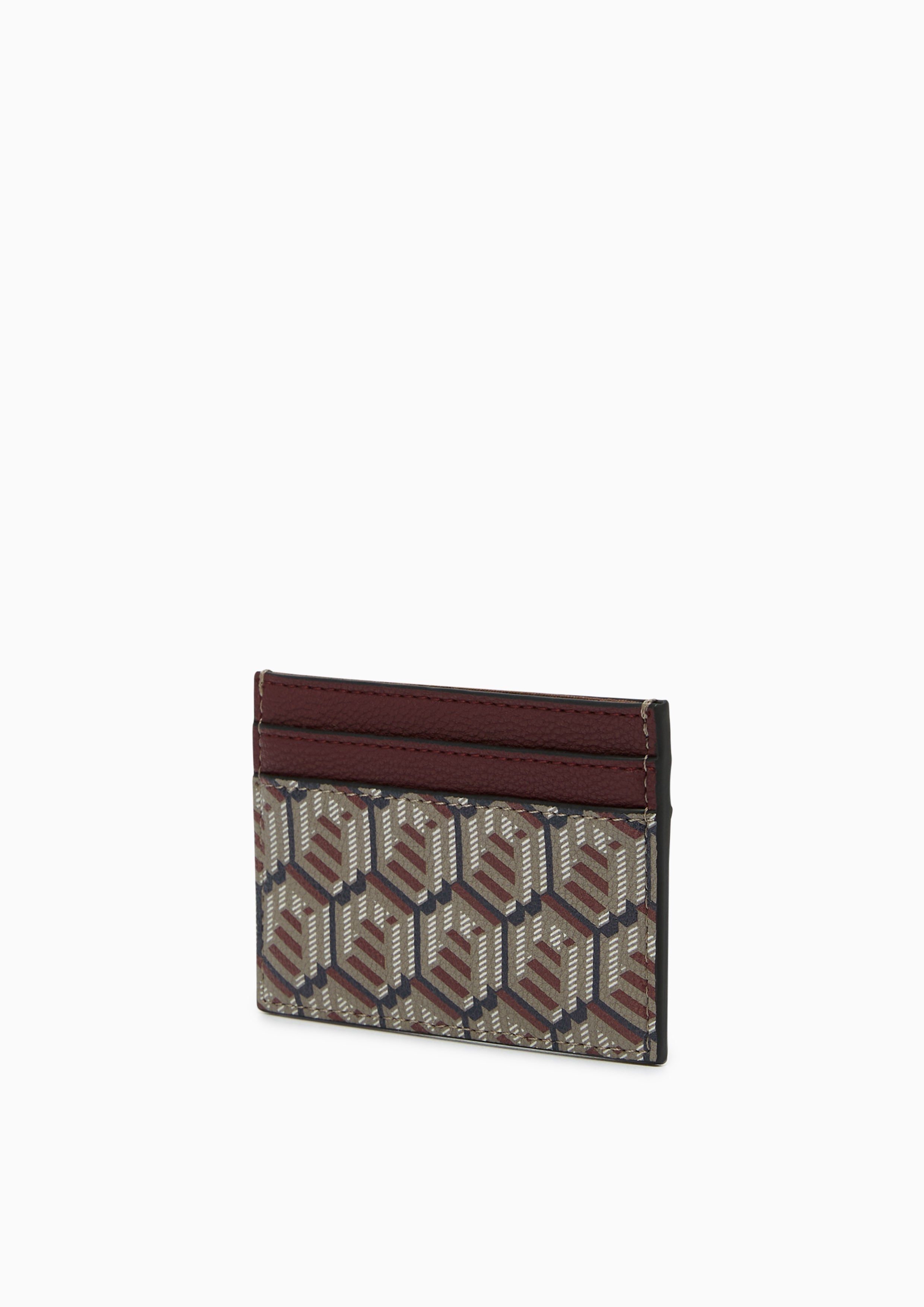 Dune Scape S Card Holder– Unisex Dark Red