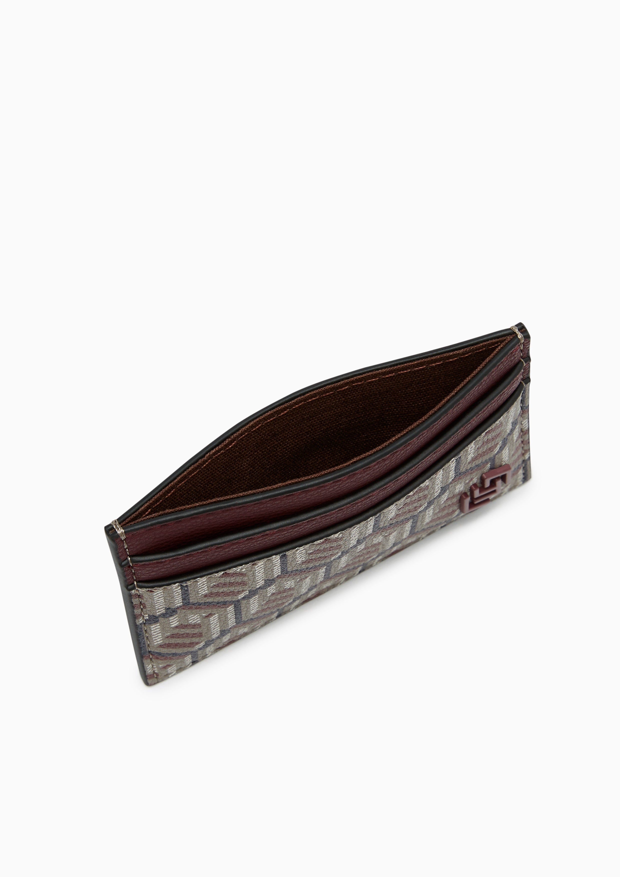 Dune Scape S Card Holder– Unisex Dark Red