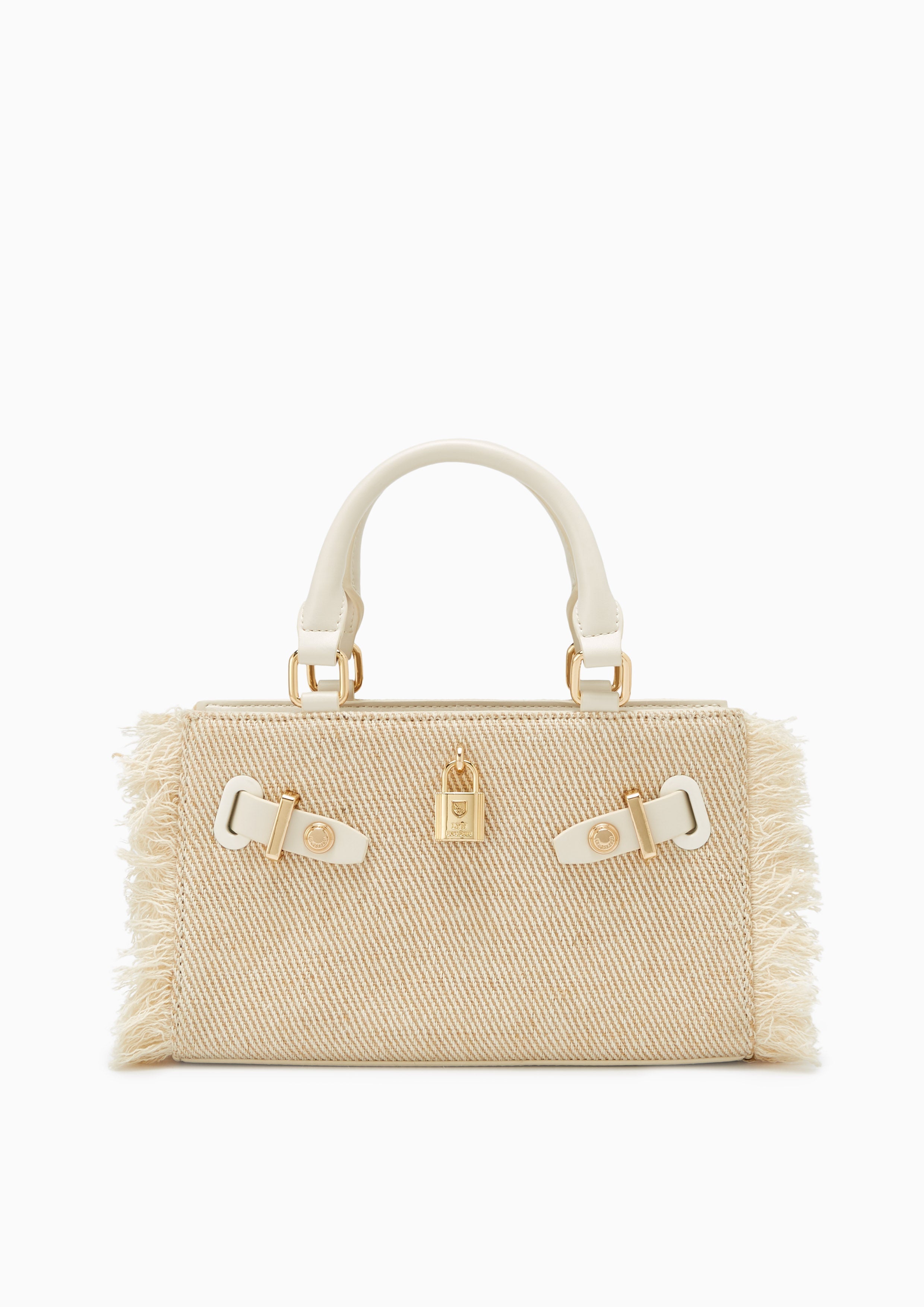 Raff Raw S Top Handle Bag Ivory