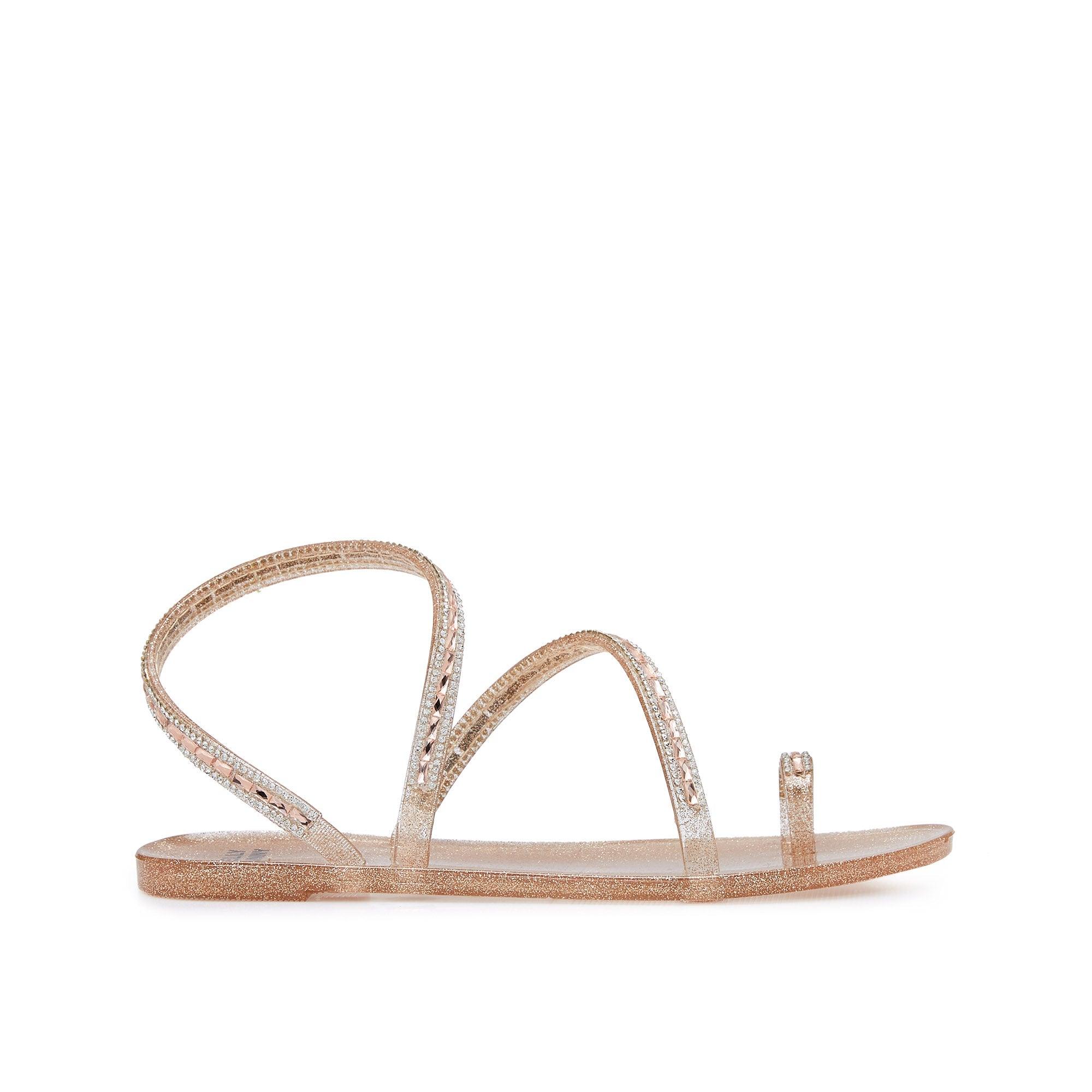 Rocco Flat Slingbacks Glitter Brown Variation 2