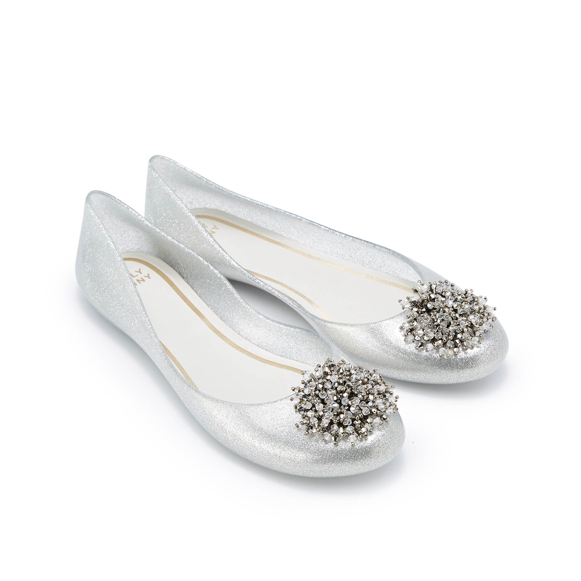 Melina Morgan Ballerinas Silver