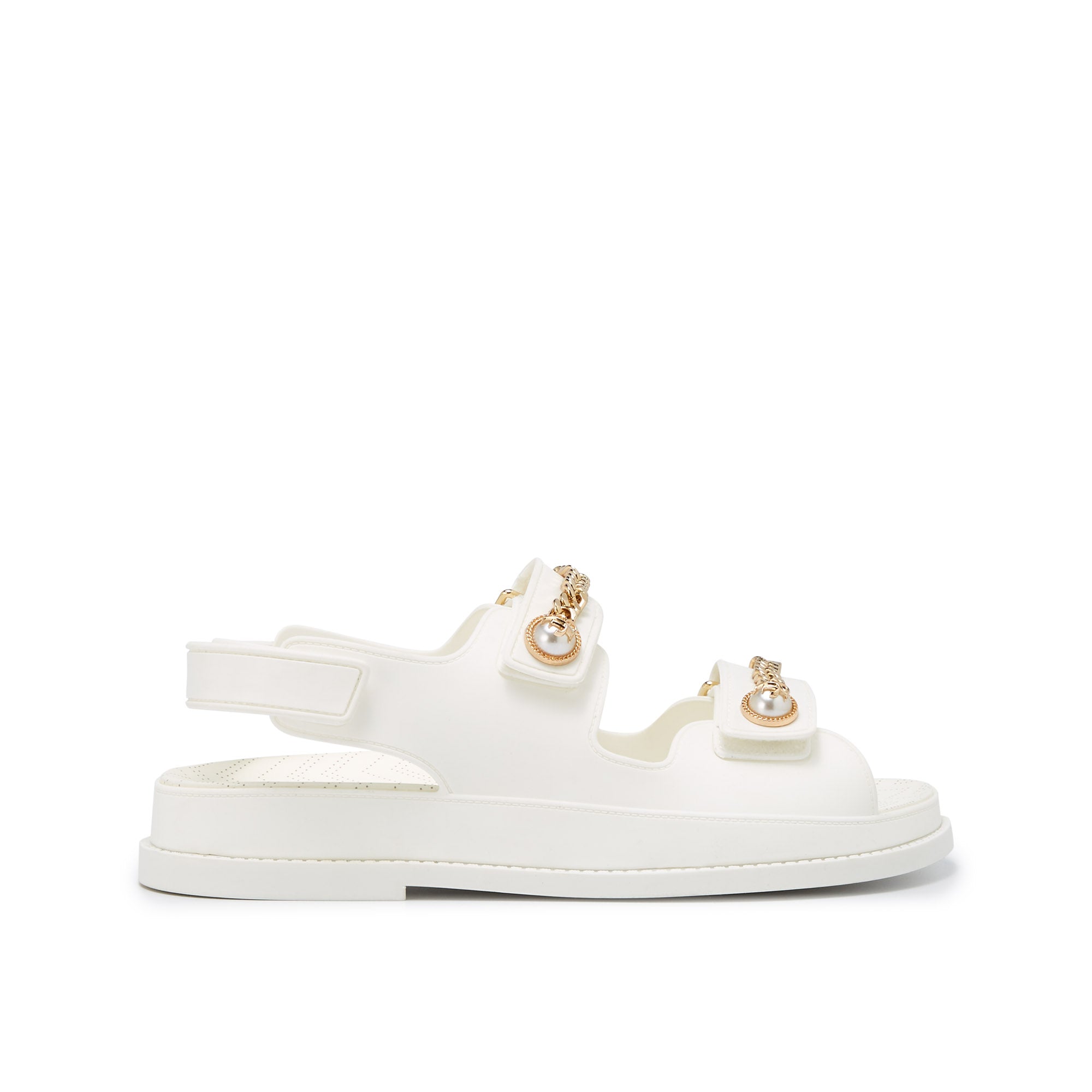 Cato Medal Clog Off-White