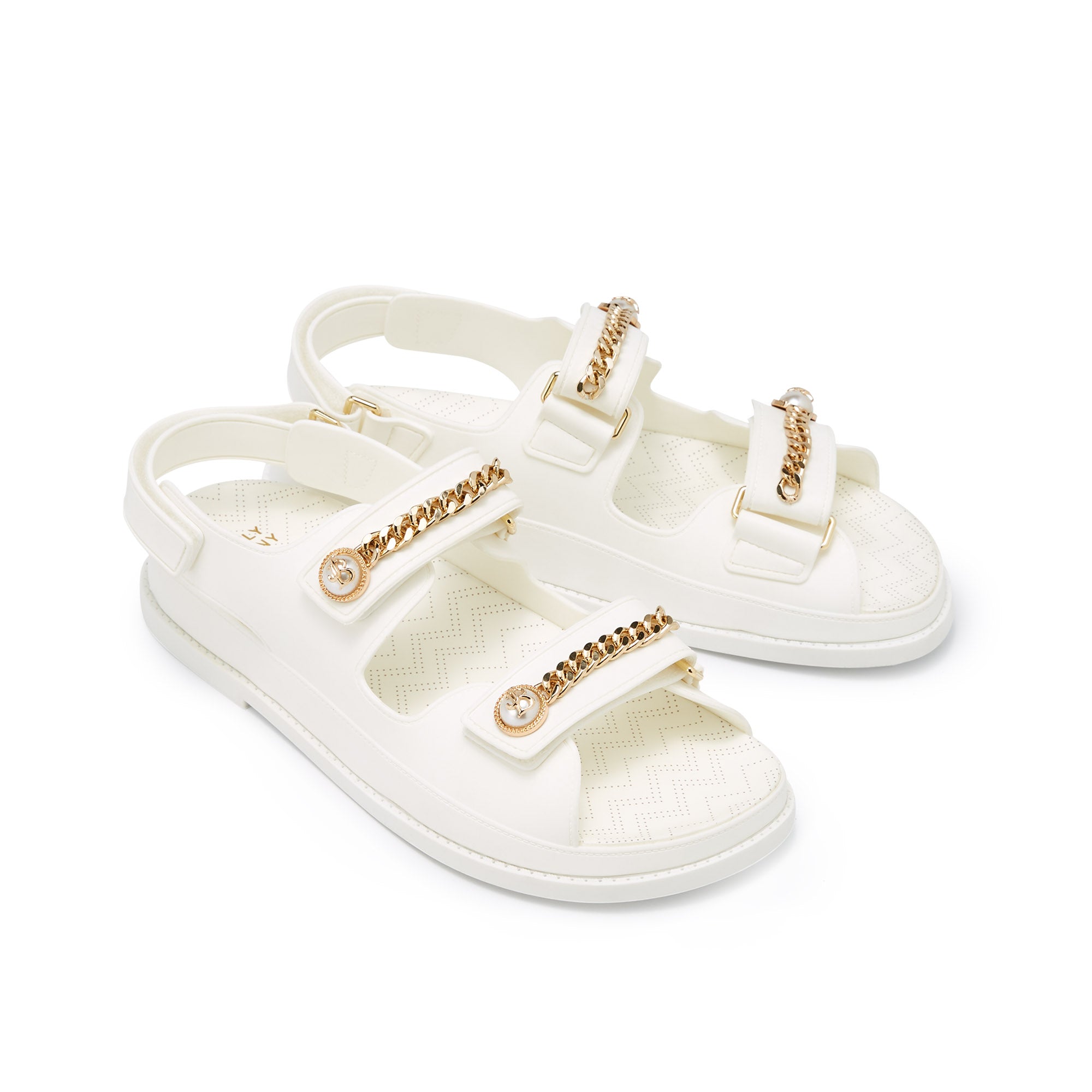 Cato Medal Clog Off-White