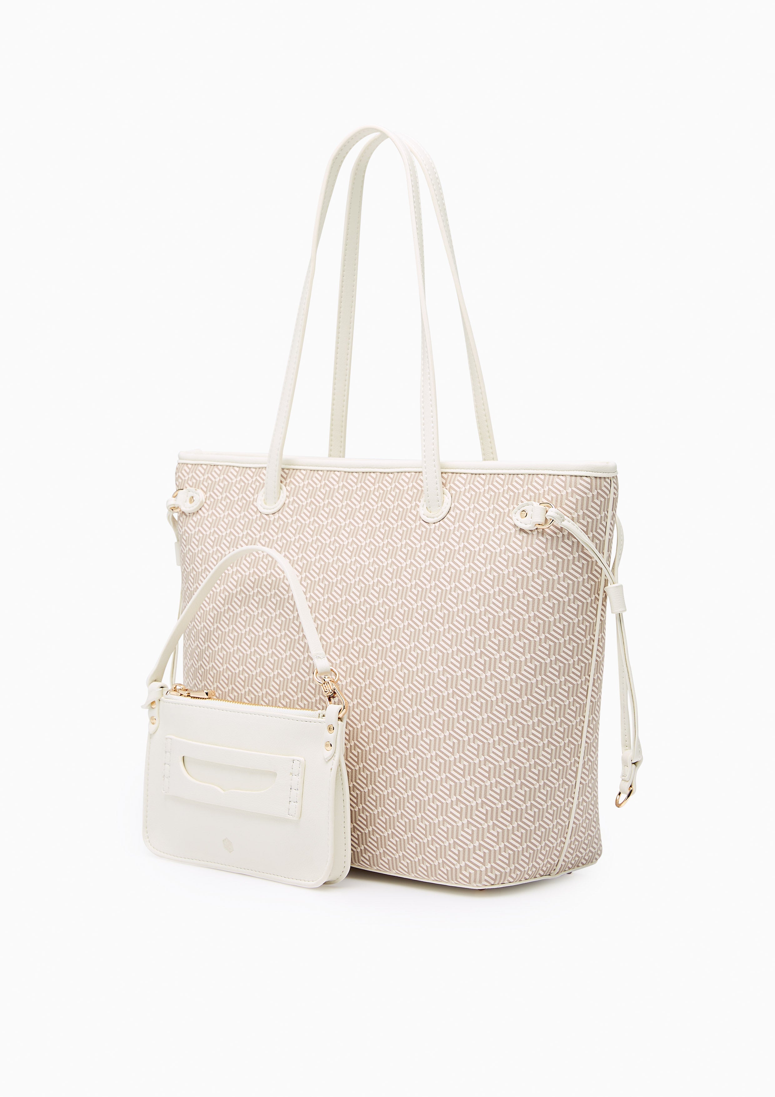 Milton Infinite L Tote Bag Ivory