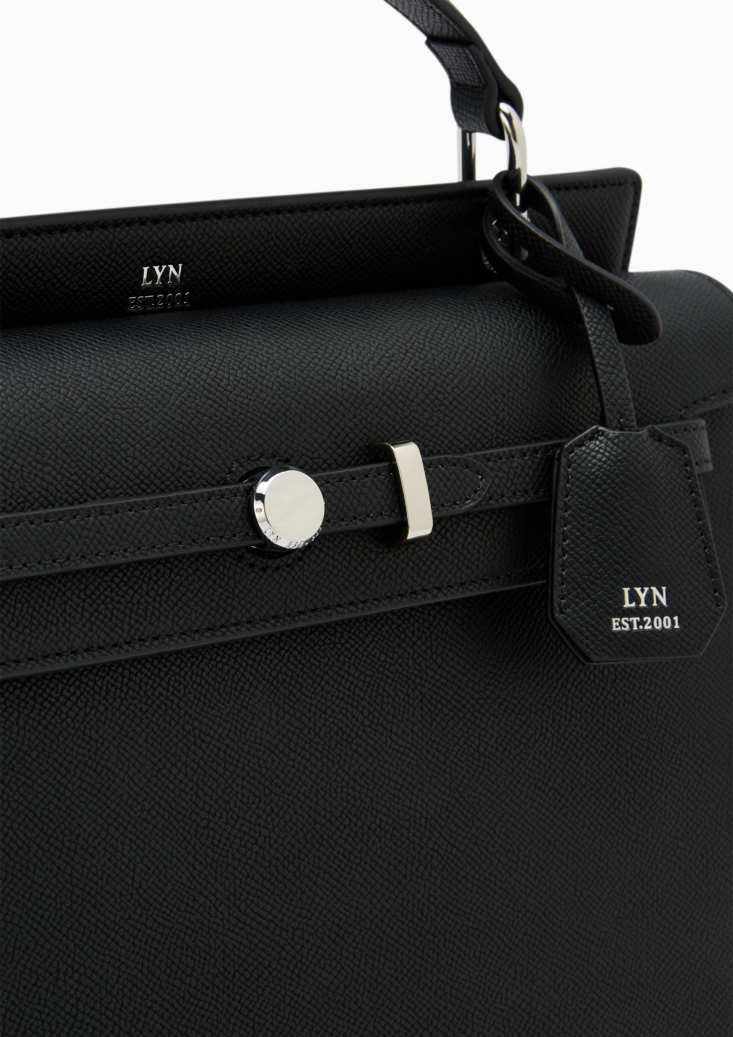 Re-Edit Anderson Ease L Top Handle Bag Black