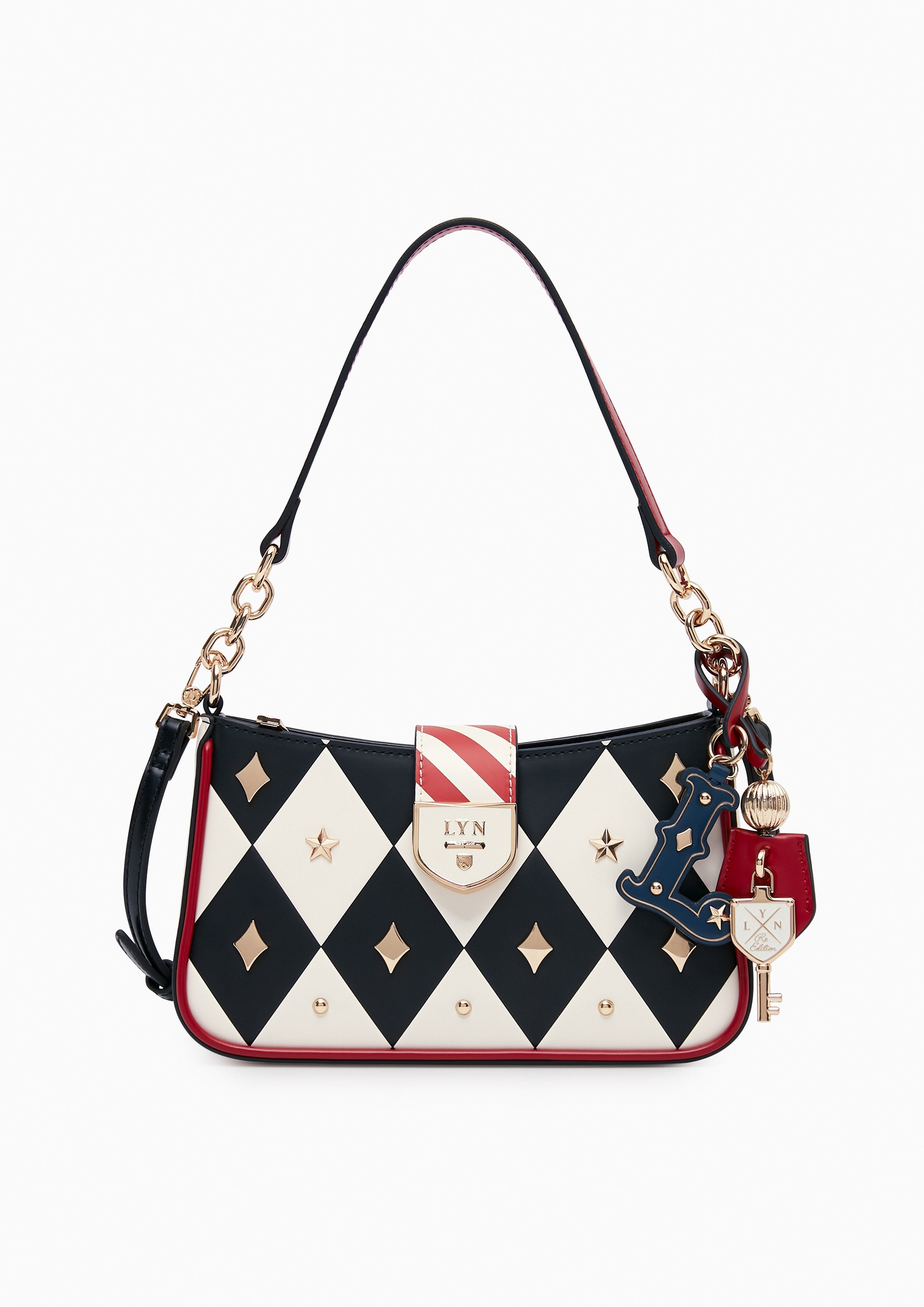 Re-Edit Wonder Ray Shoulder Bag S Black