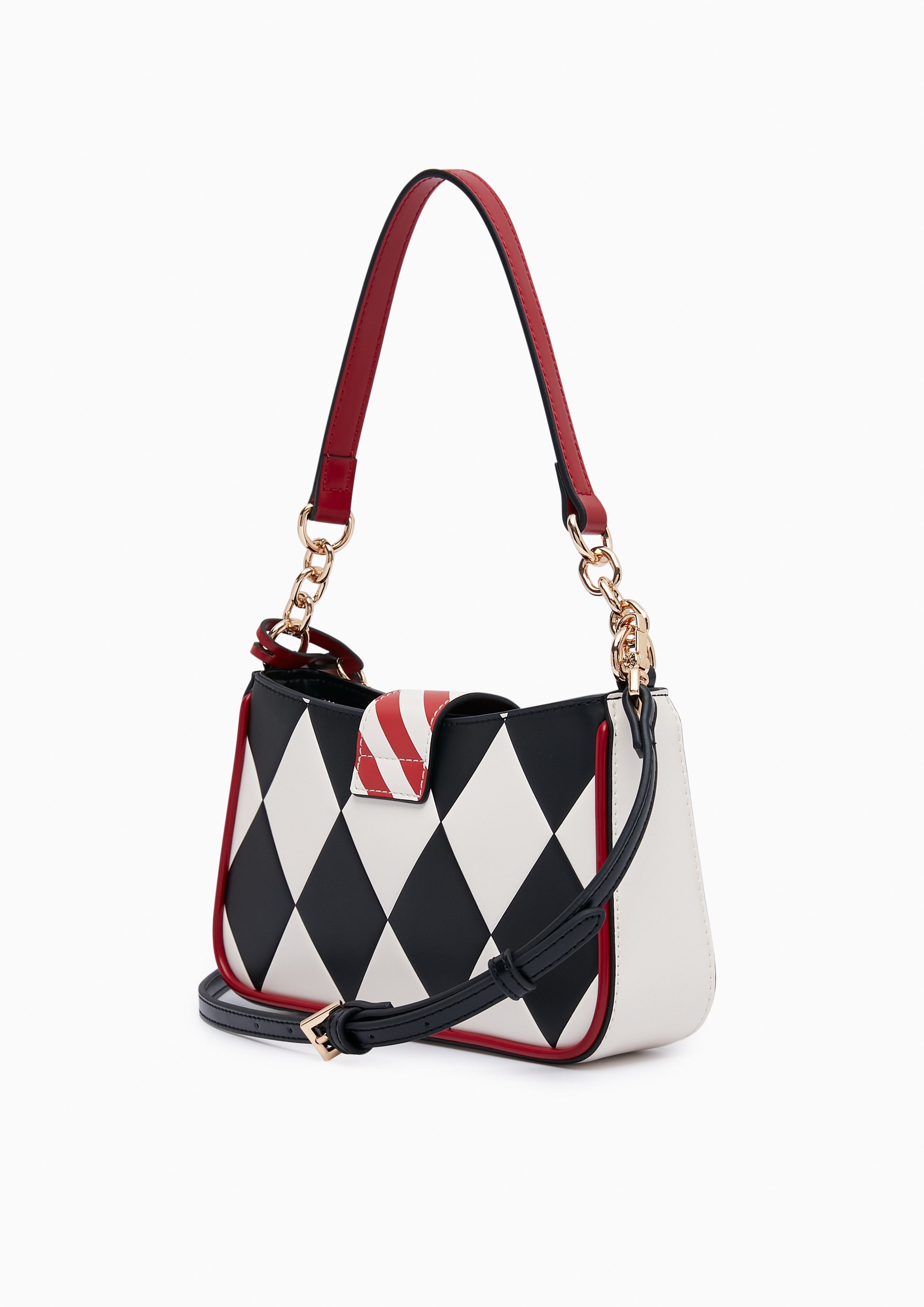 Re-Edit Wonder Ray Shoulder Bag S Black