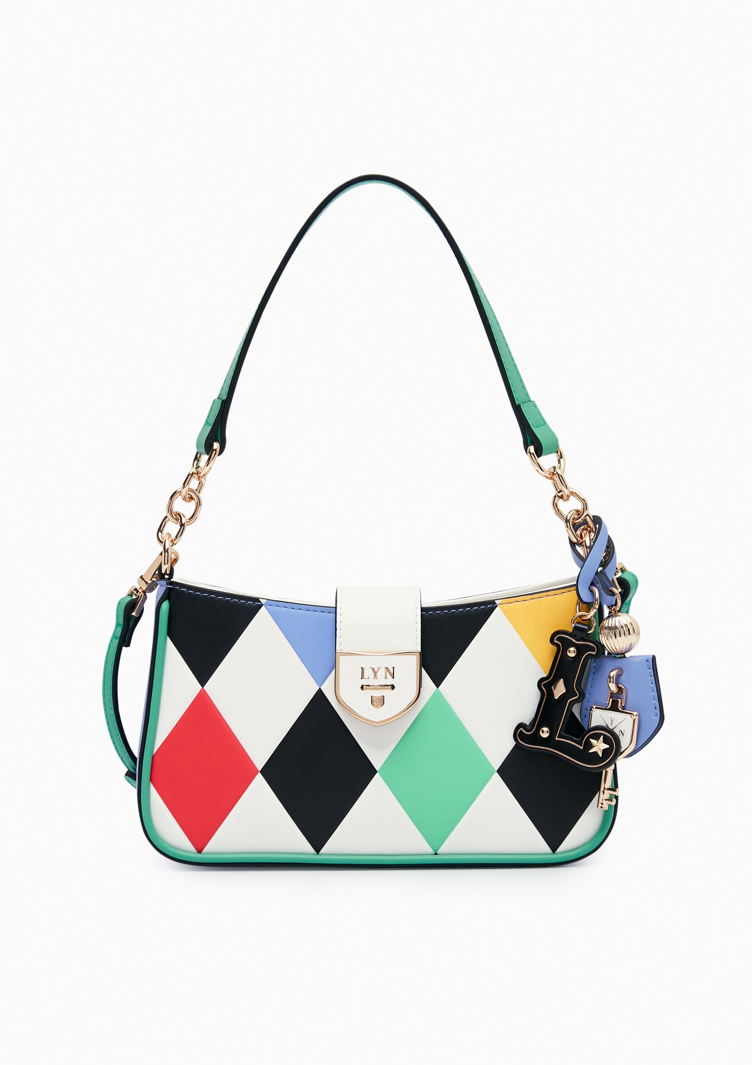 Re-Edit Wonder Ray Shoulder Bag S Multi Color