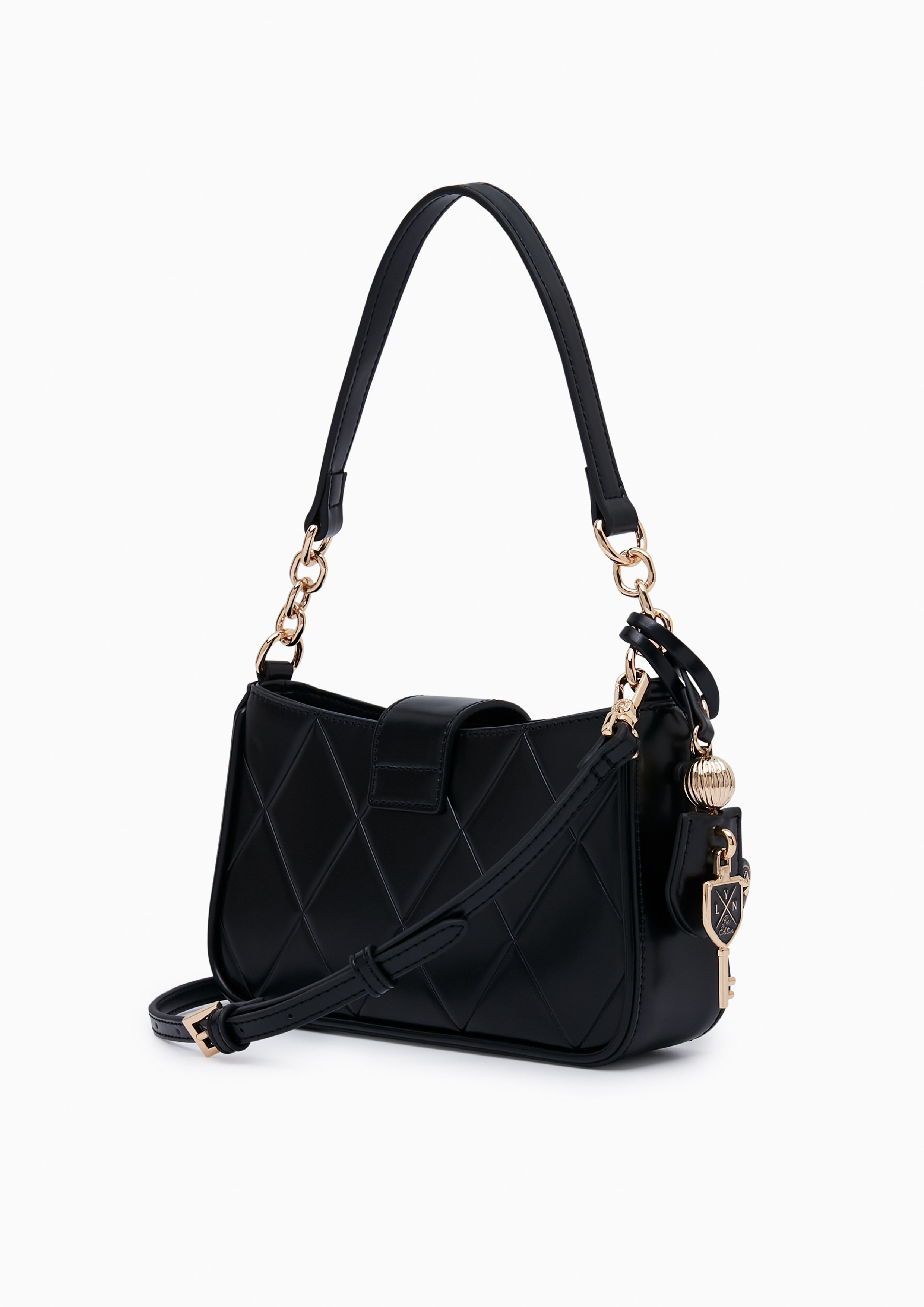 Re-Edit Wonder Ray Shoulder Bag S Black