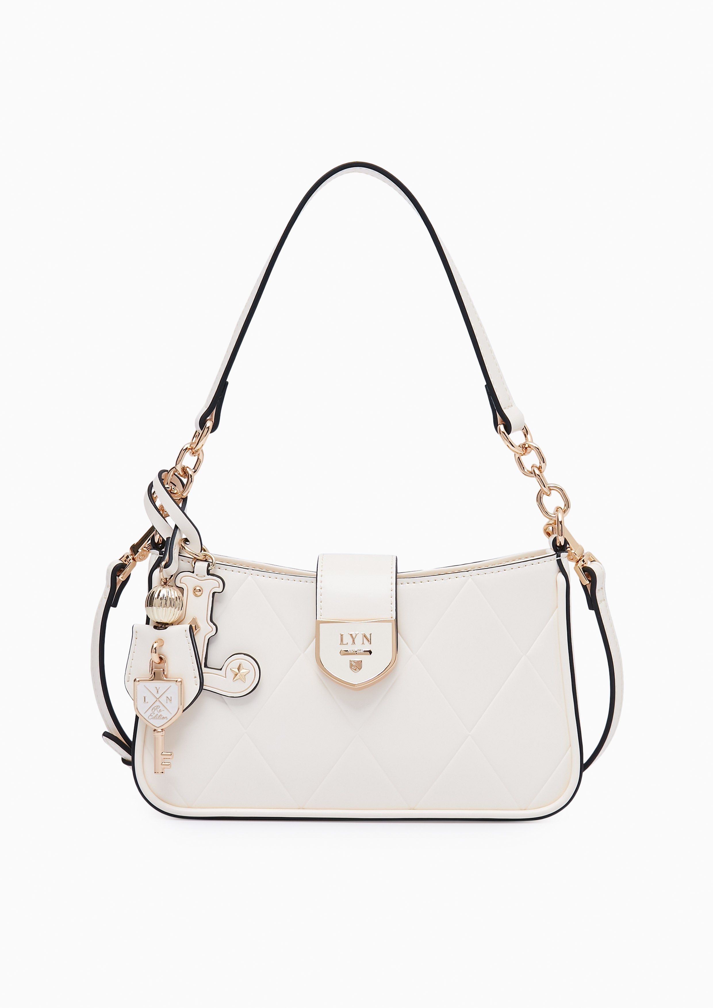 Re-Edit Wonder Ray Shoulder Bag S Ivory