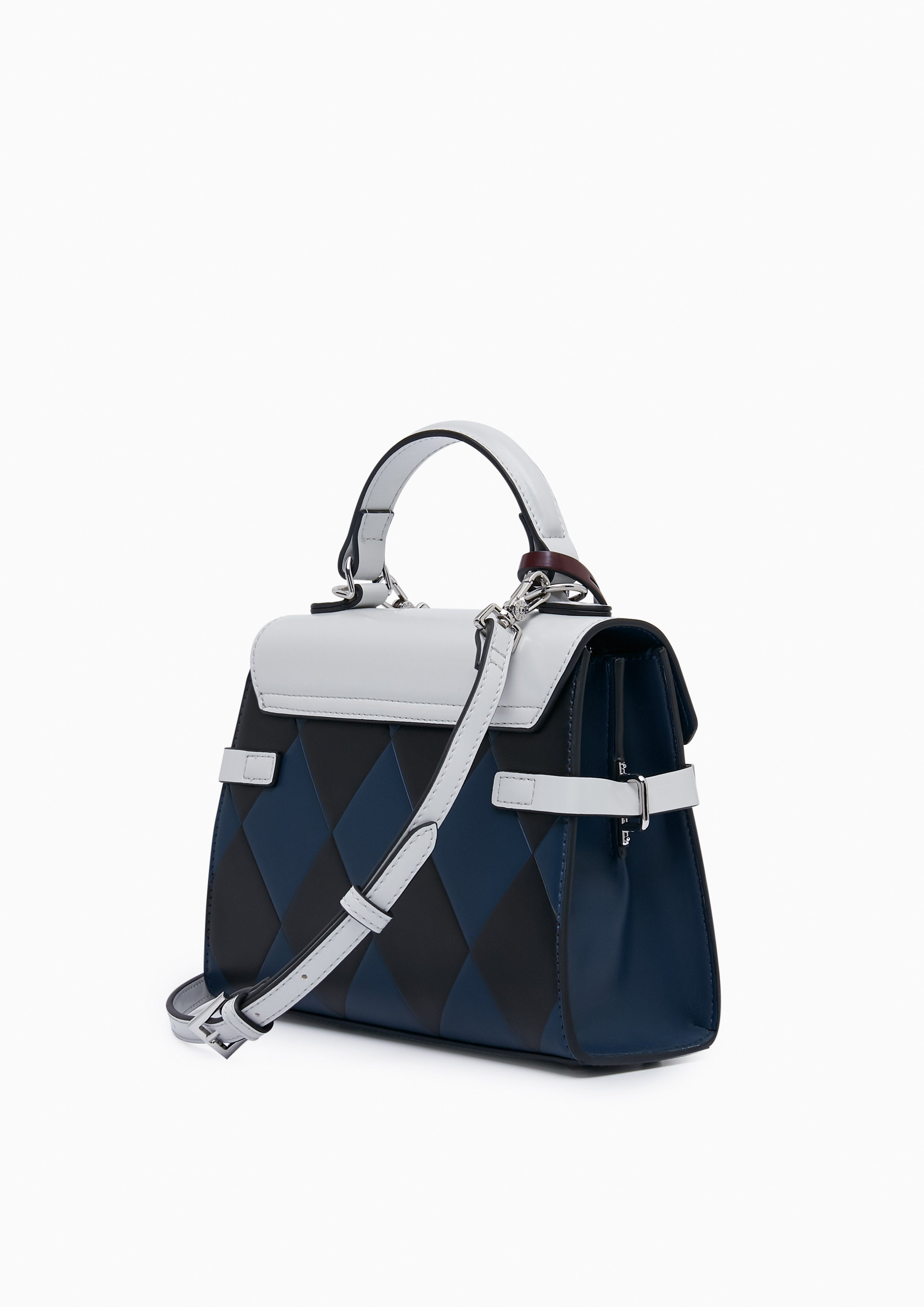 Re-Edit Wonder Ray Top Handle Bag S Blue