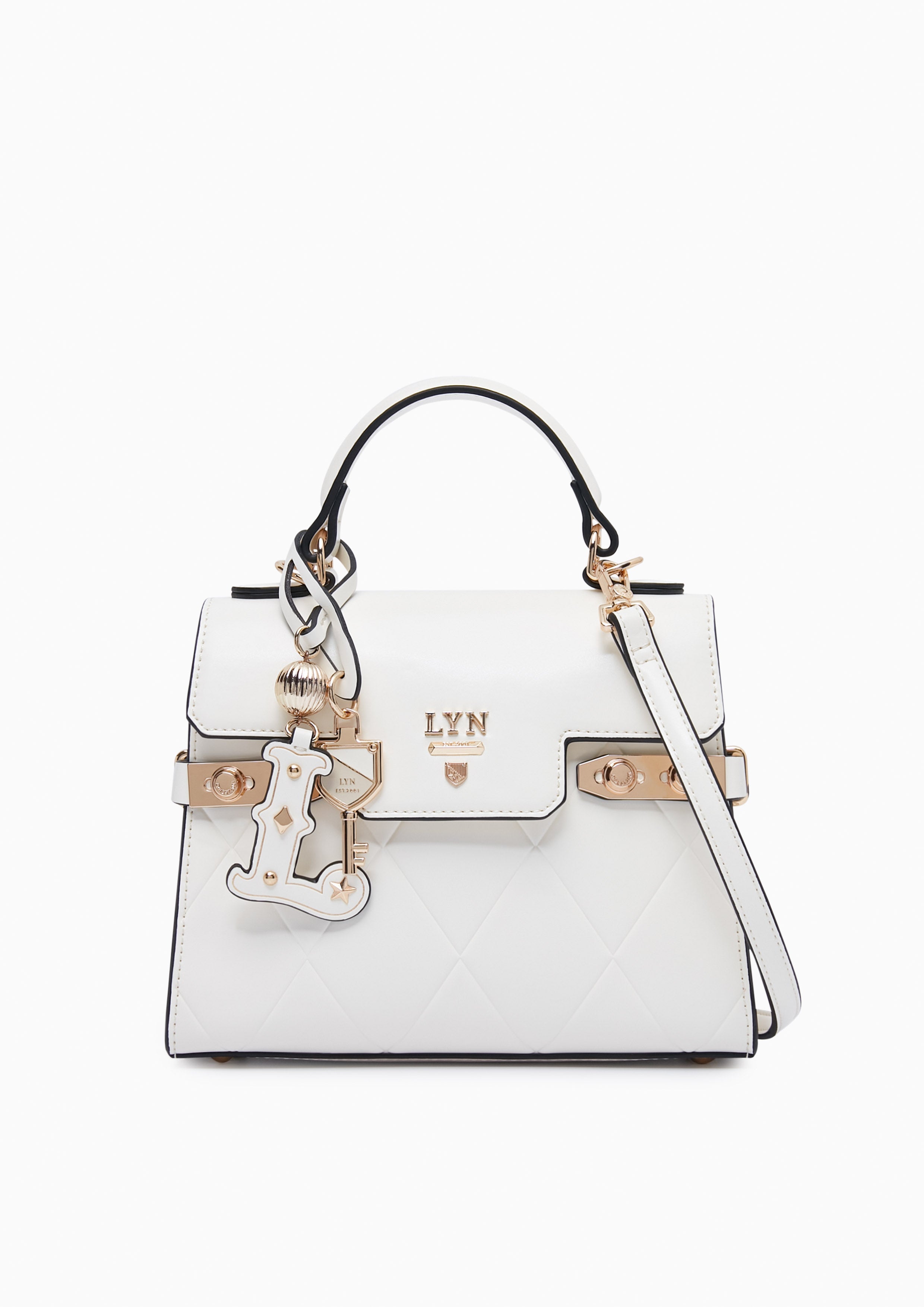Re-Edit Wonder Ray Top Handle Bag S Ivory