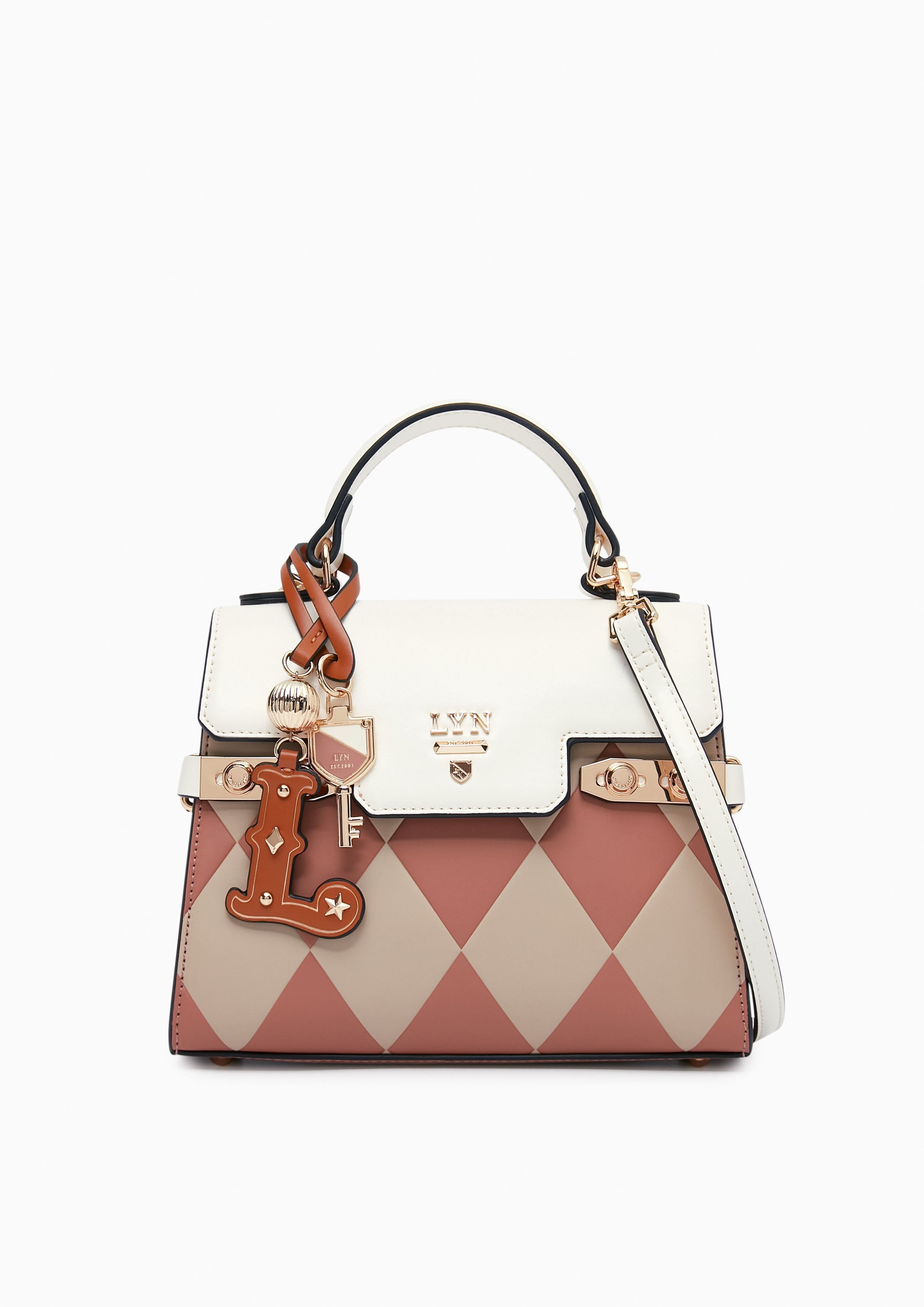 Re-Edit Wonder Ray Top Handle Bag S White