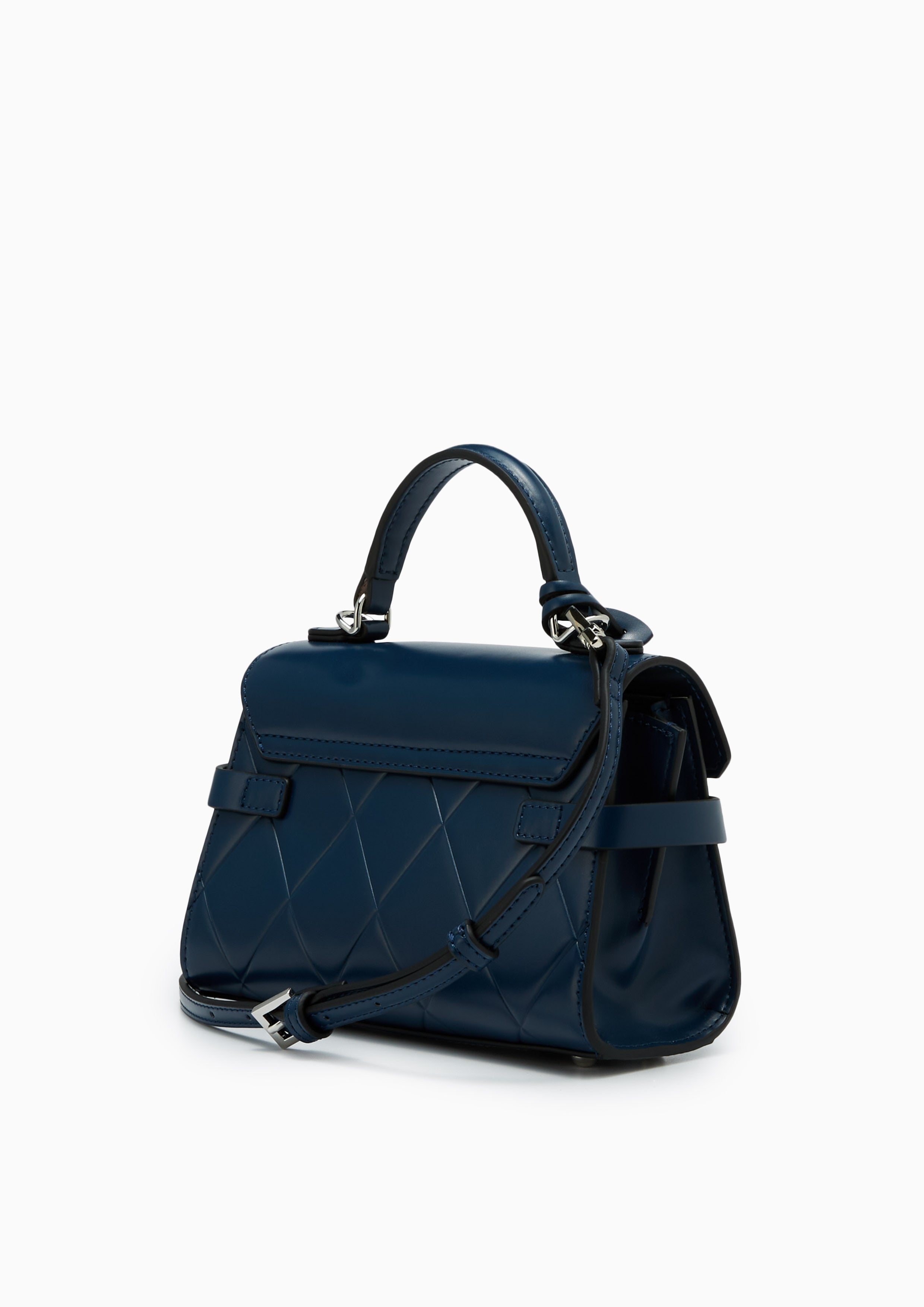 Re-Edit Wonder Ray Top Handle Bag Xs Navy