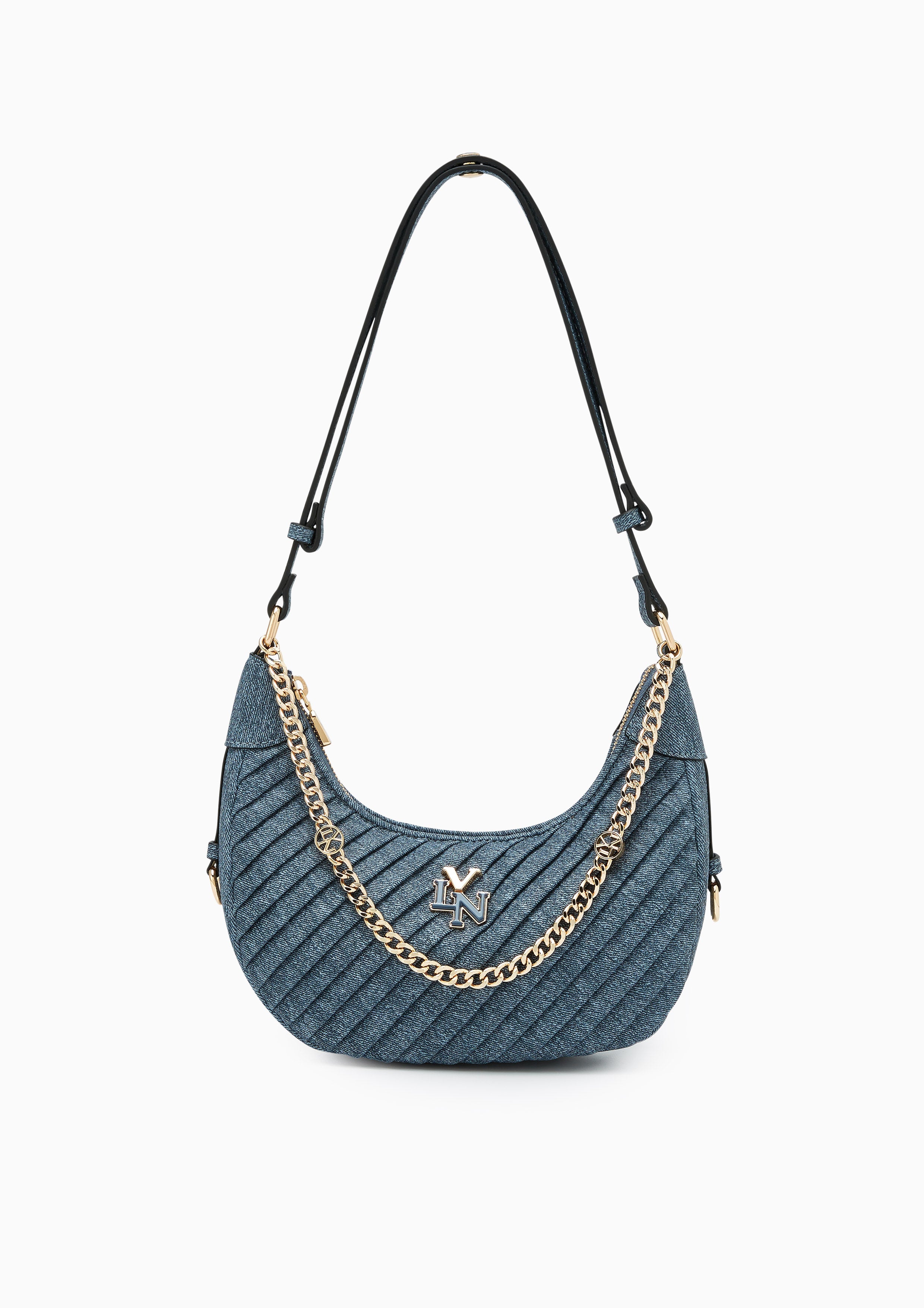 Pleat Rexha M Shoulder Bag Blue
