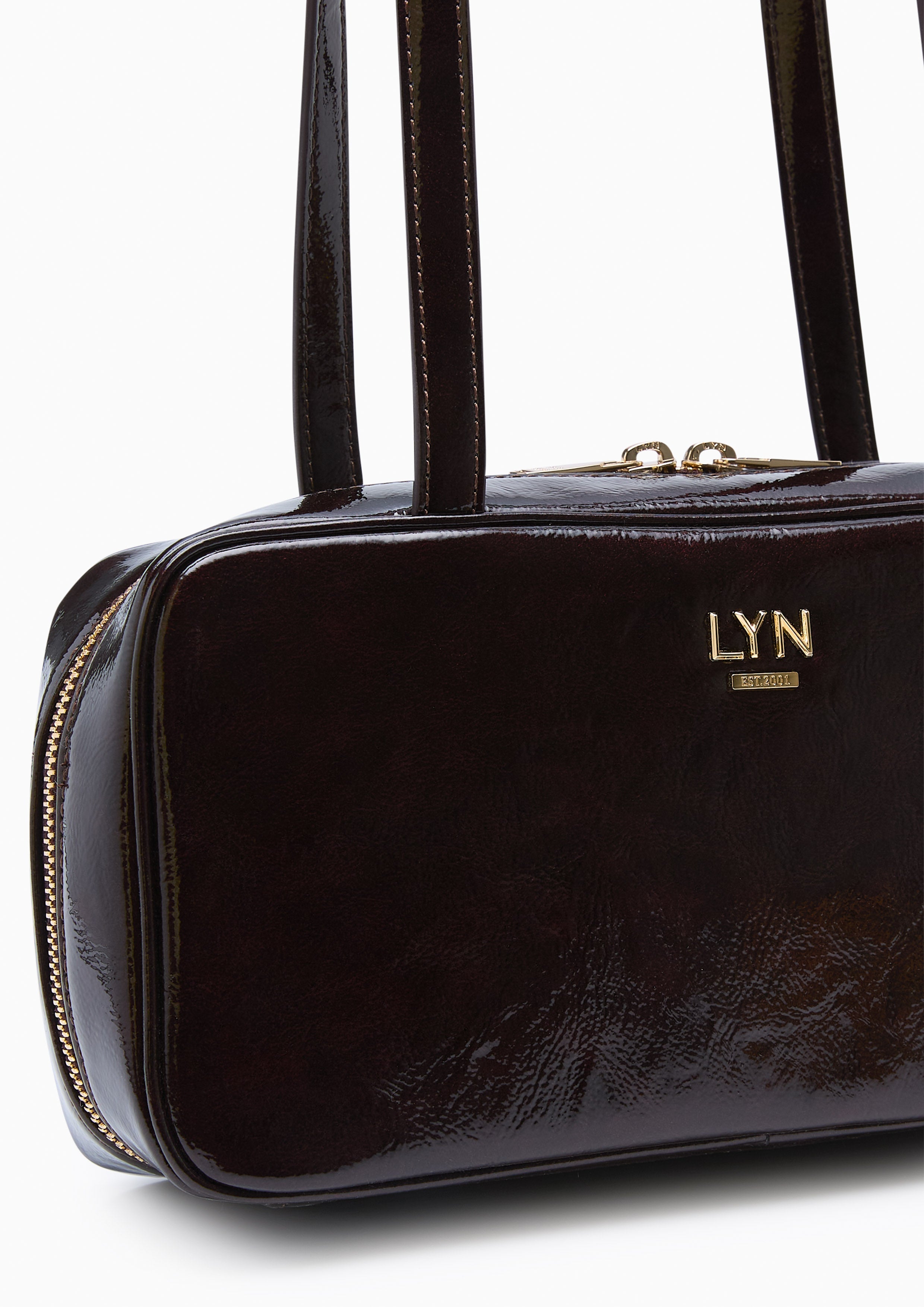 Megan M Shoulder Bag Dark Red
