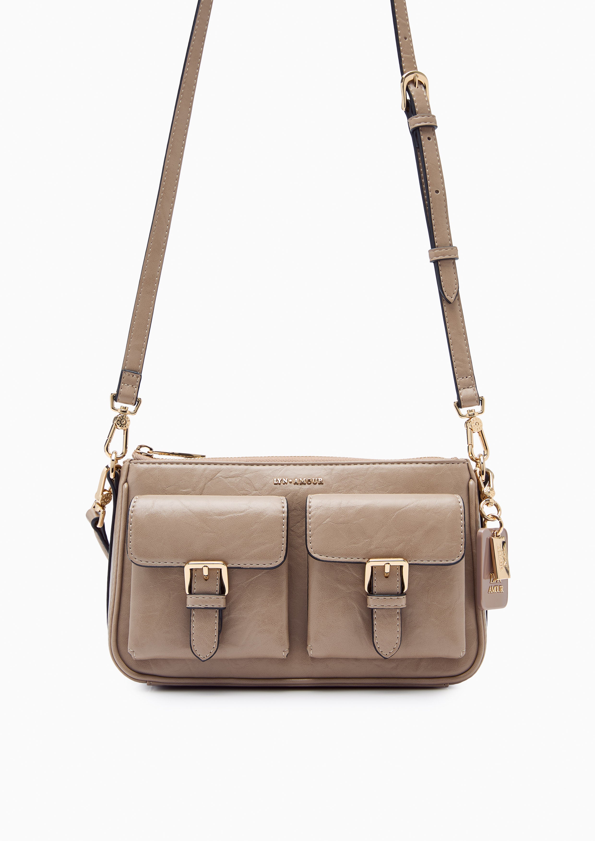 Mila S Shoulder Bag Taupe