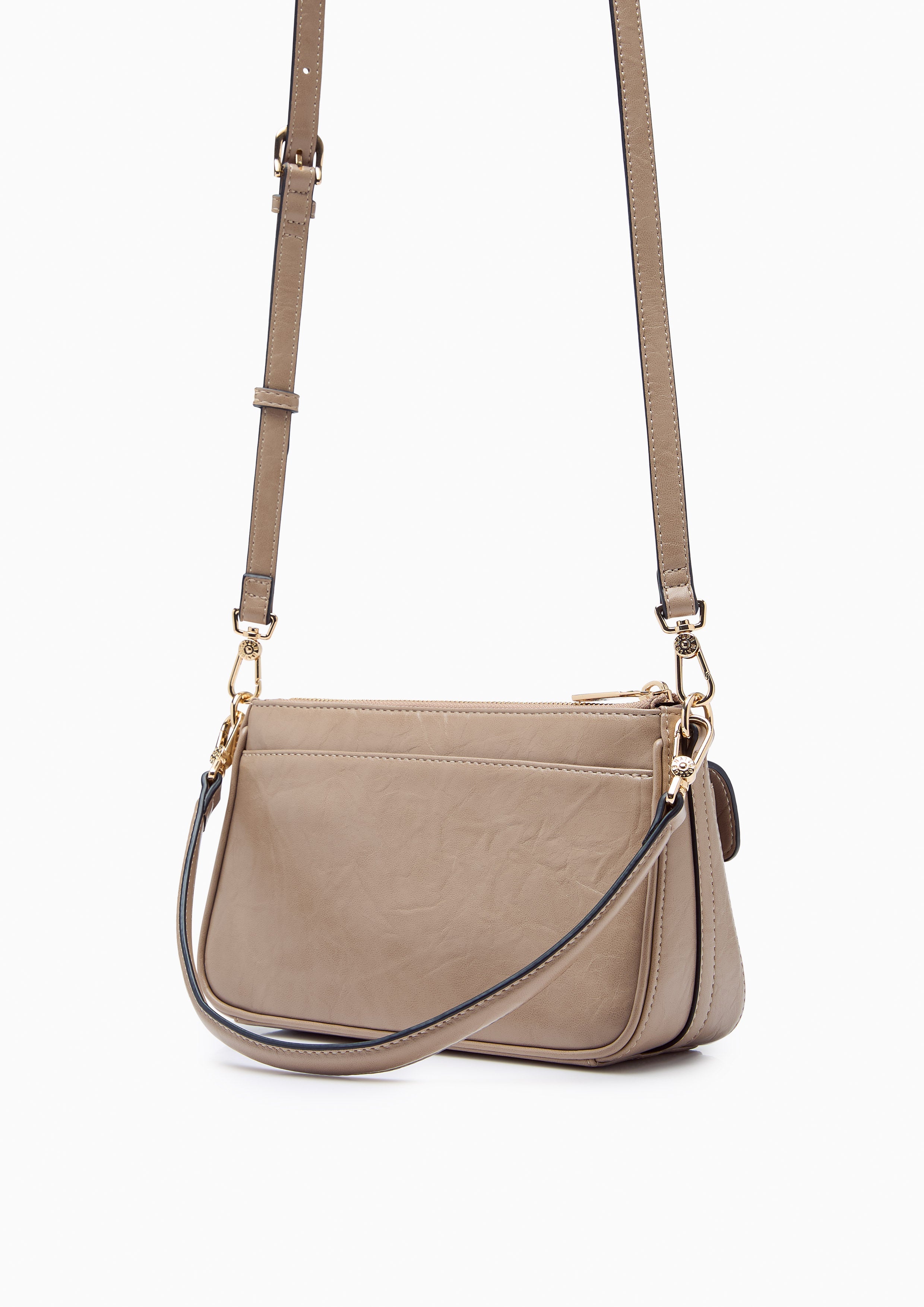 Mila S Shoulder Bag Taupe