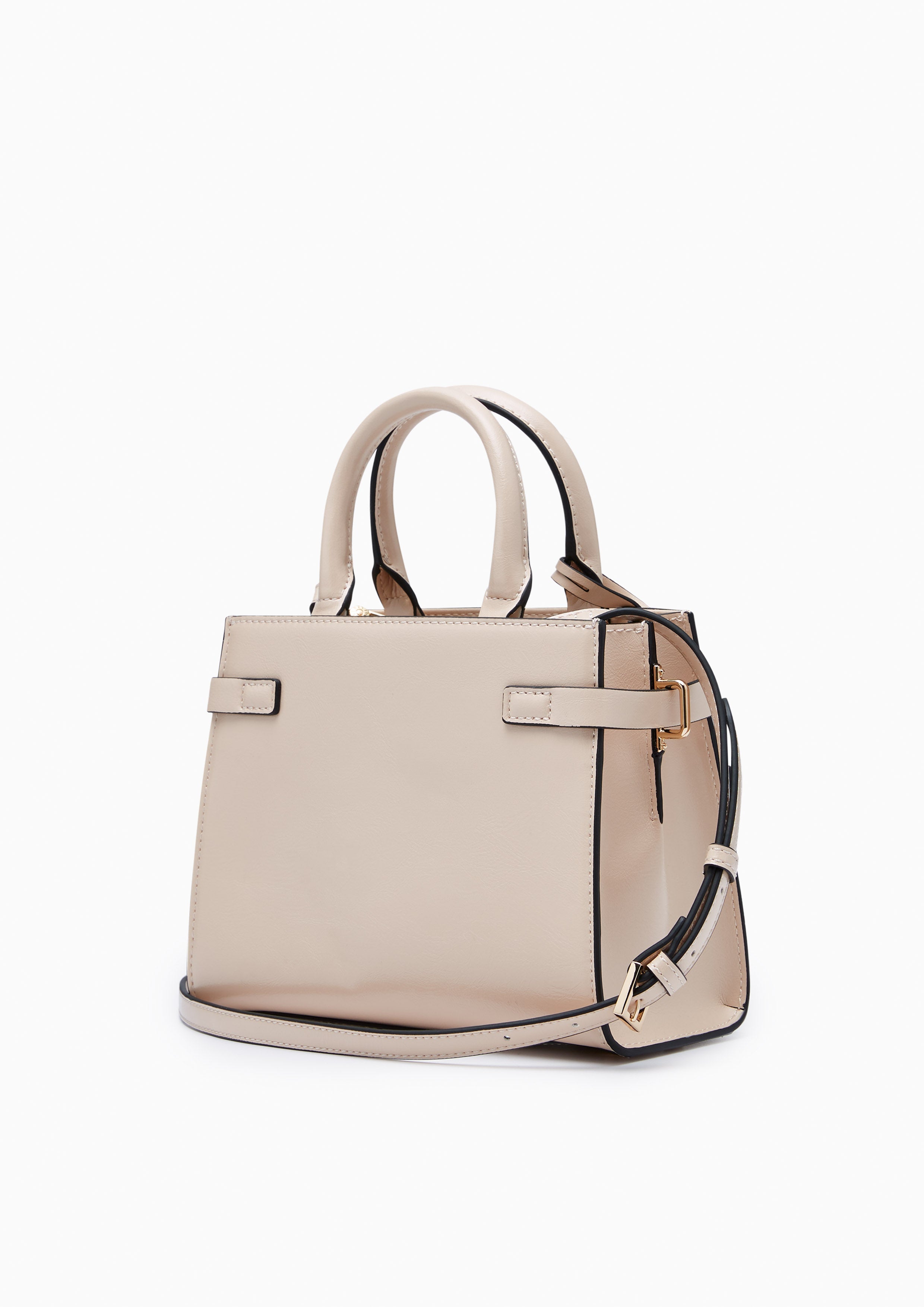Astor Fineness S Top Handle Bag Beige