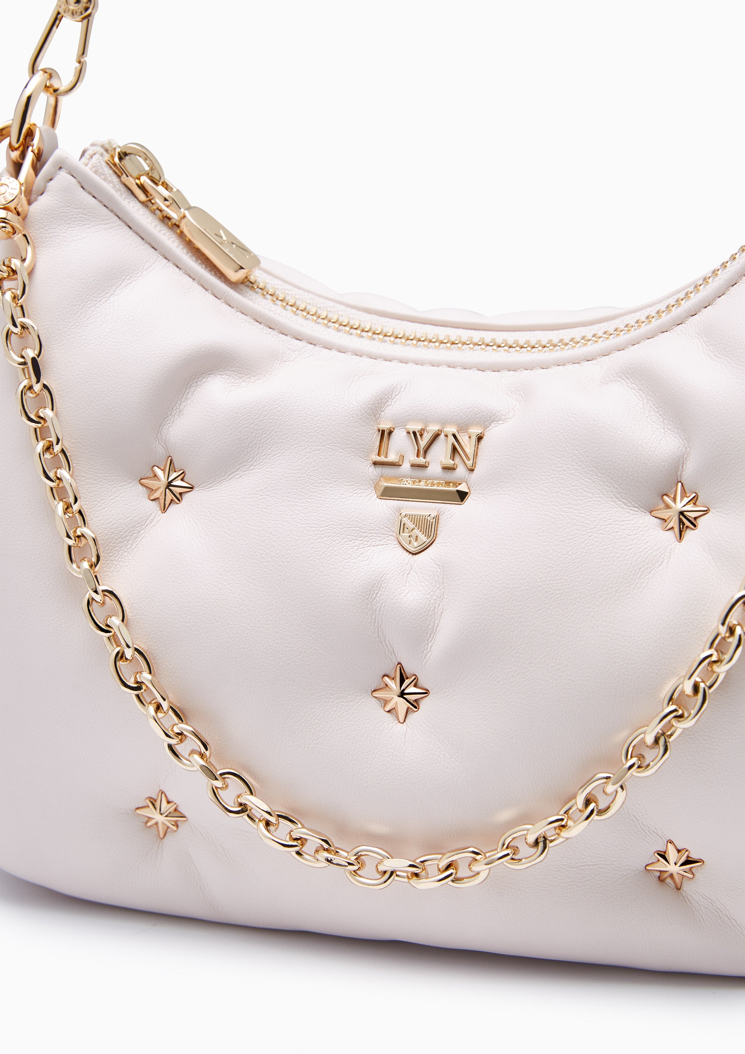 North Tricia Star Fluffy Crossbody Bag Light Pink