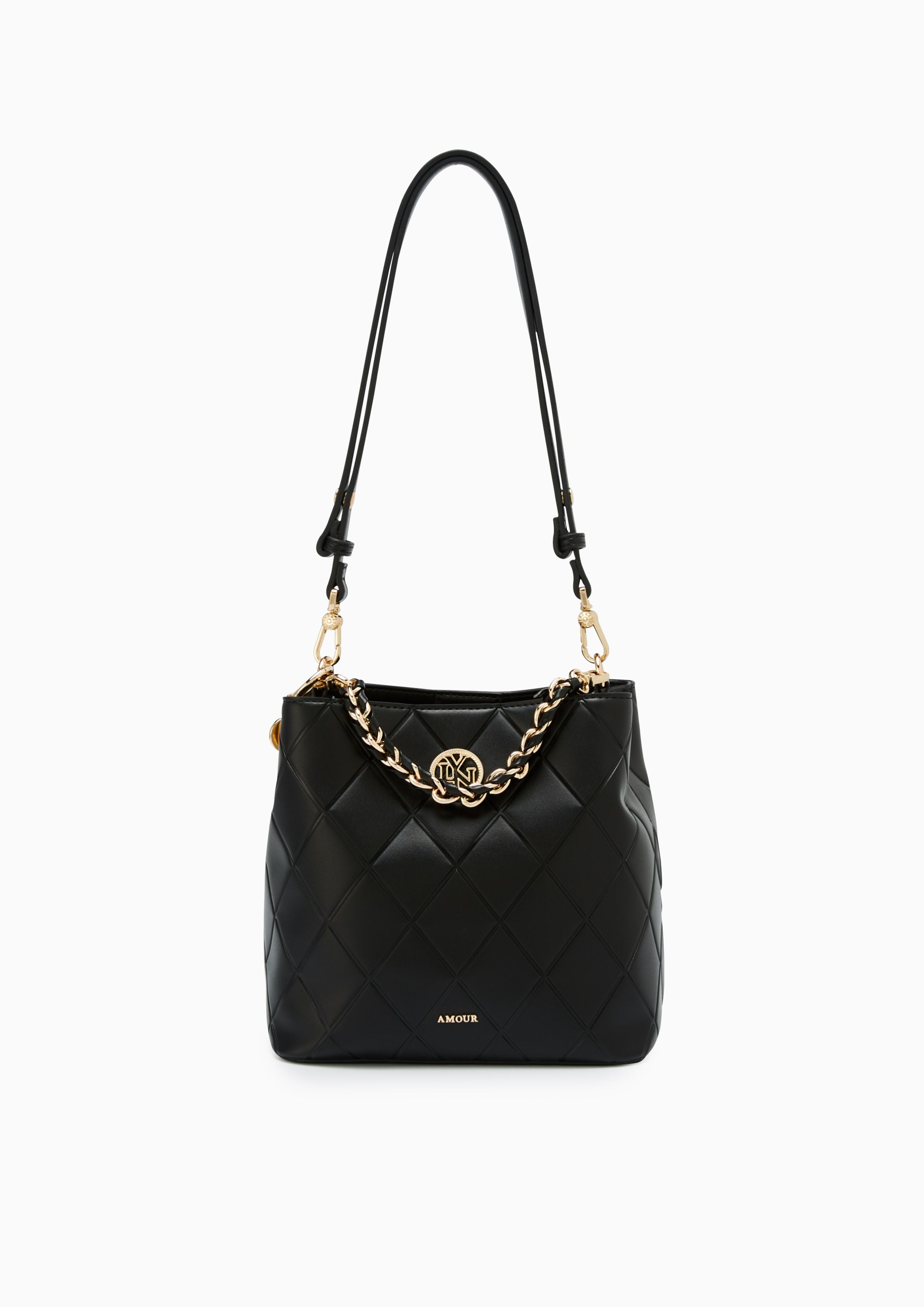 Jemma Bucket Bag M Black