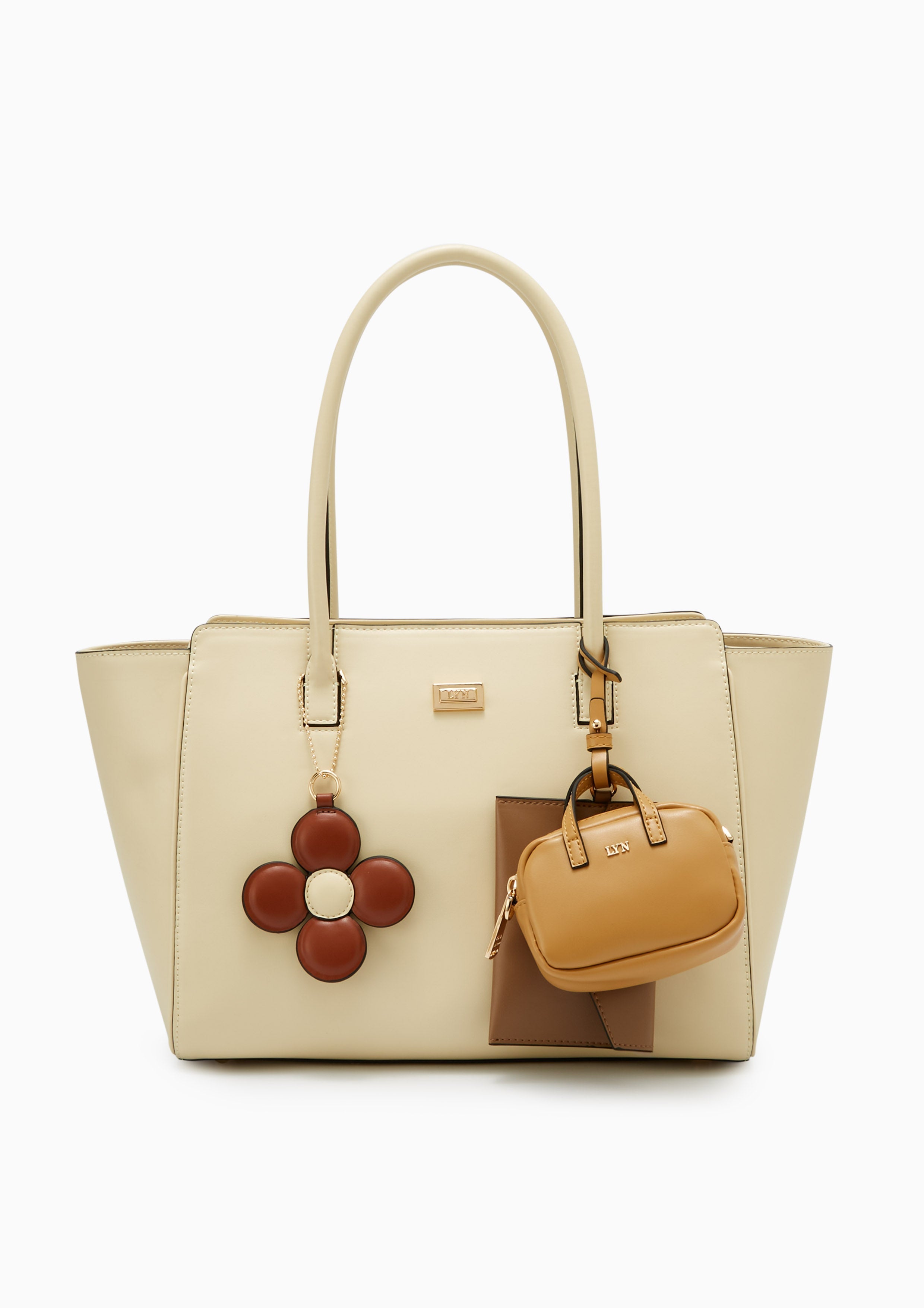 Danielle Xl Tote Bag Beige