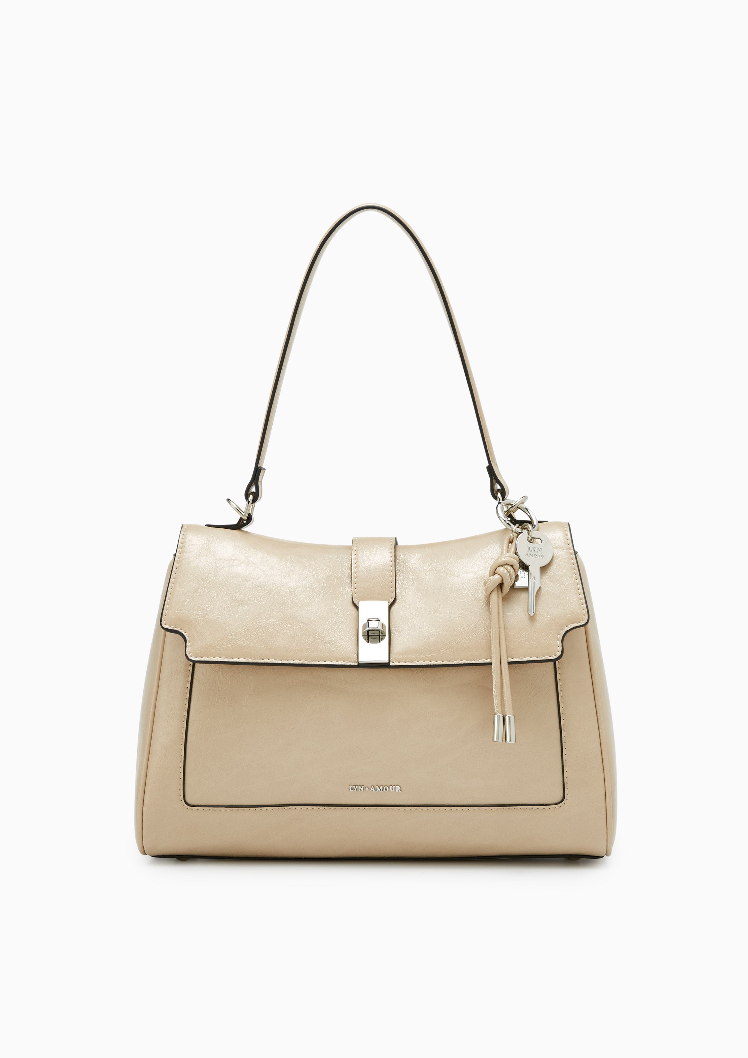 Cora L Crossbody Bag Beige