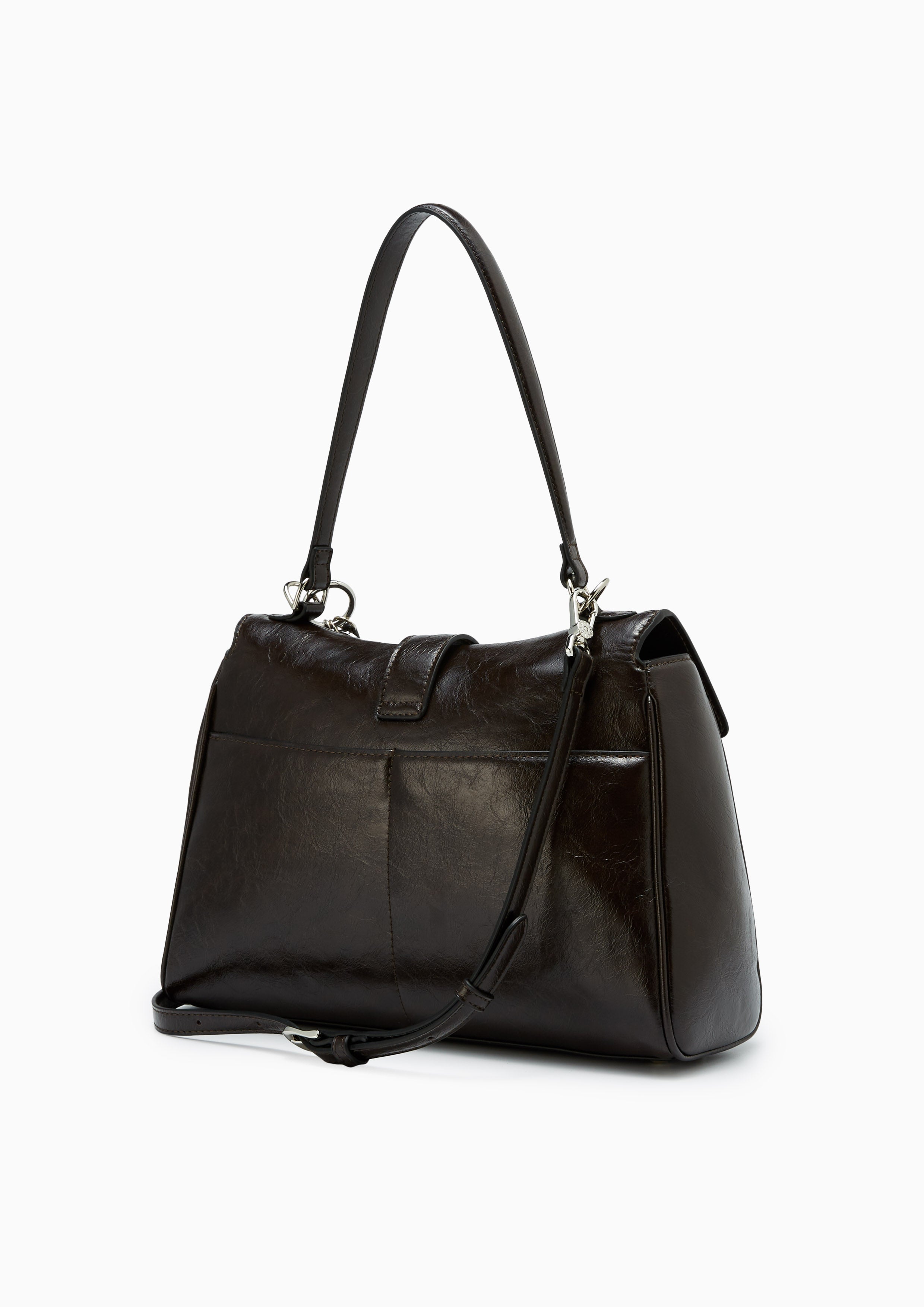 Cora L Crossbody Bag Dark Brown