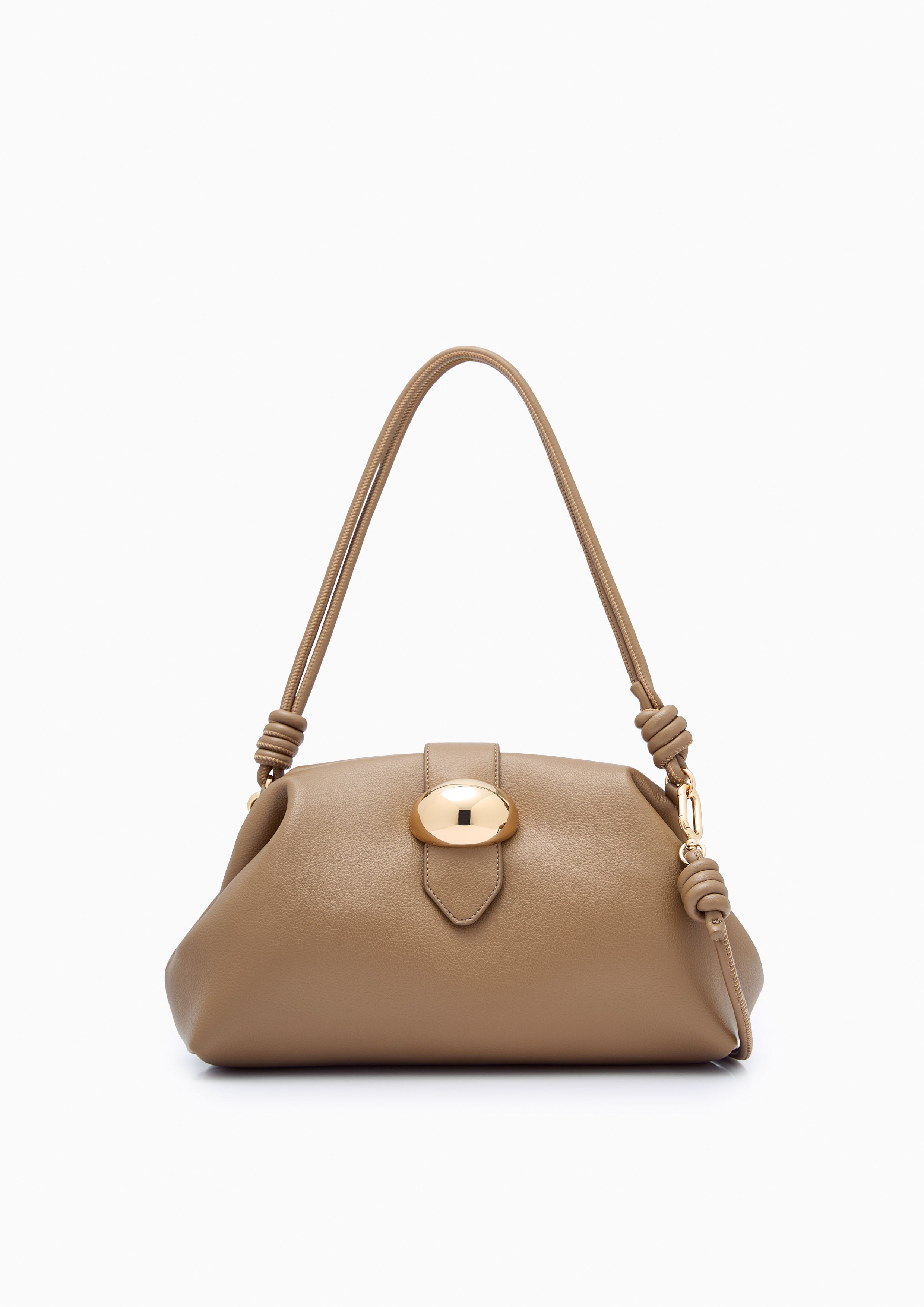 Pillow Crossbody Bag Brown
